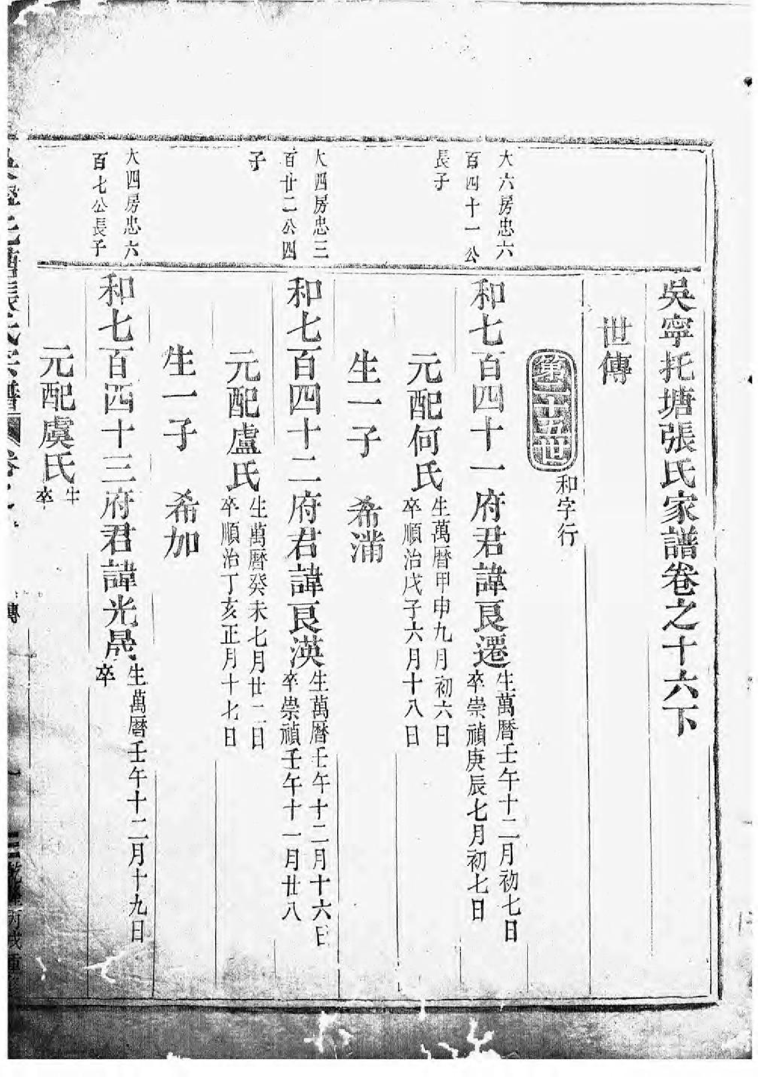 1648吴宁托塘张氏宗谱_010_第3页