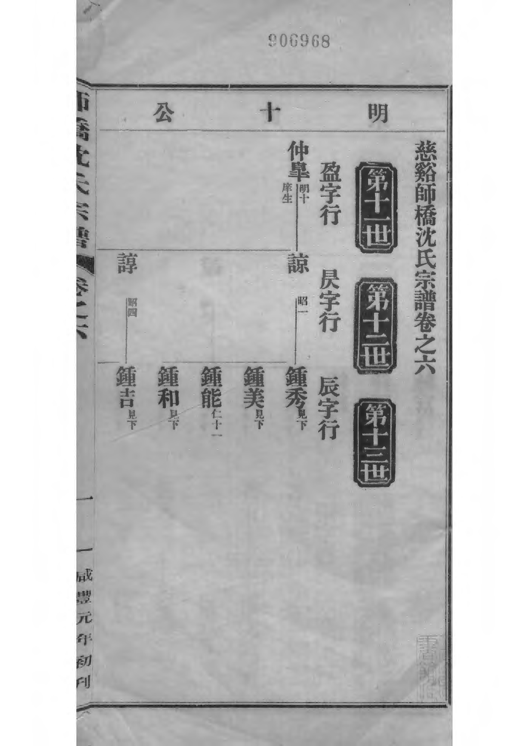 1519慈溪师桥沈氏宗谱_005_第3页