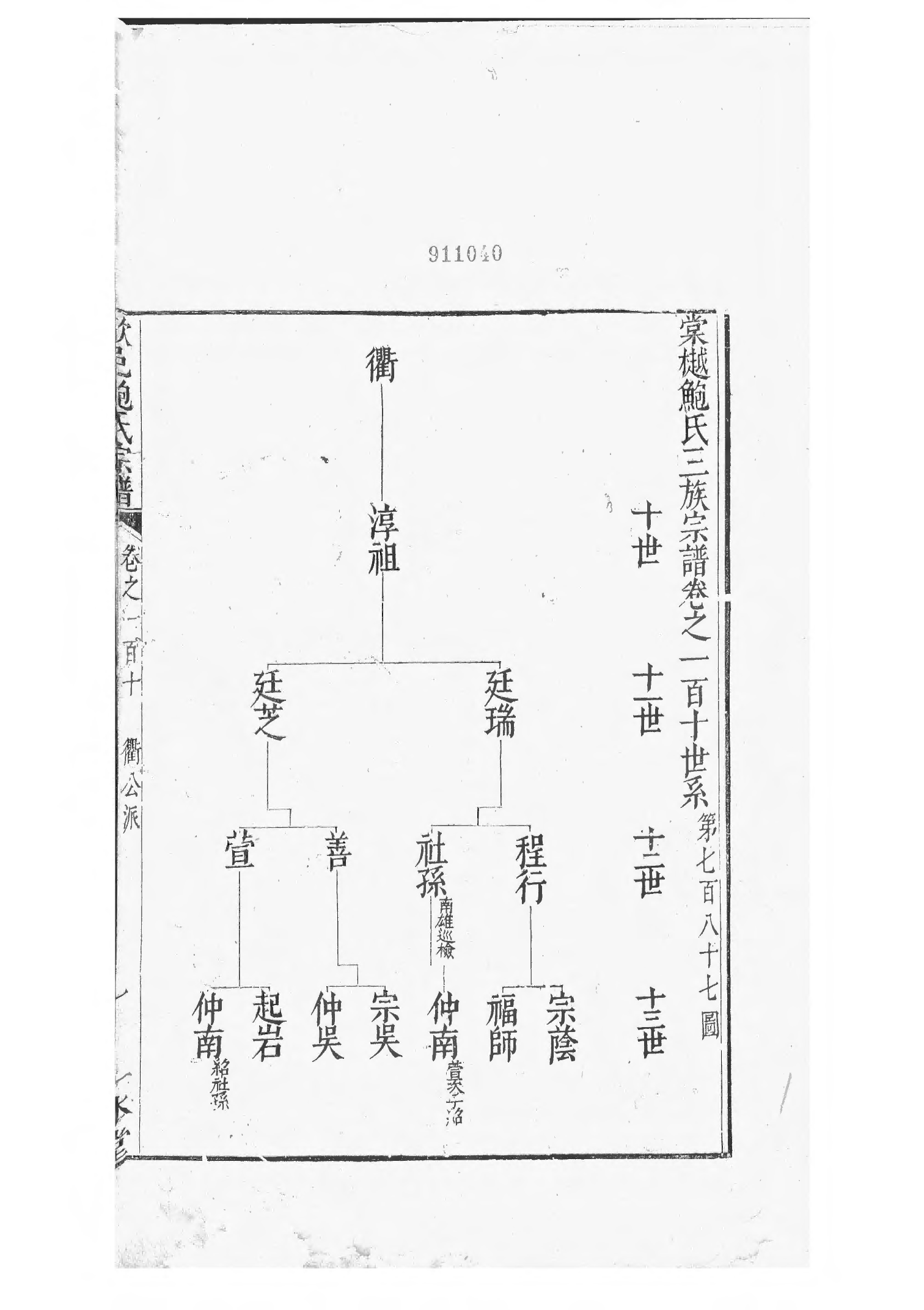 1494棠樾鲍氏三族宗谱_013_第2页