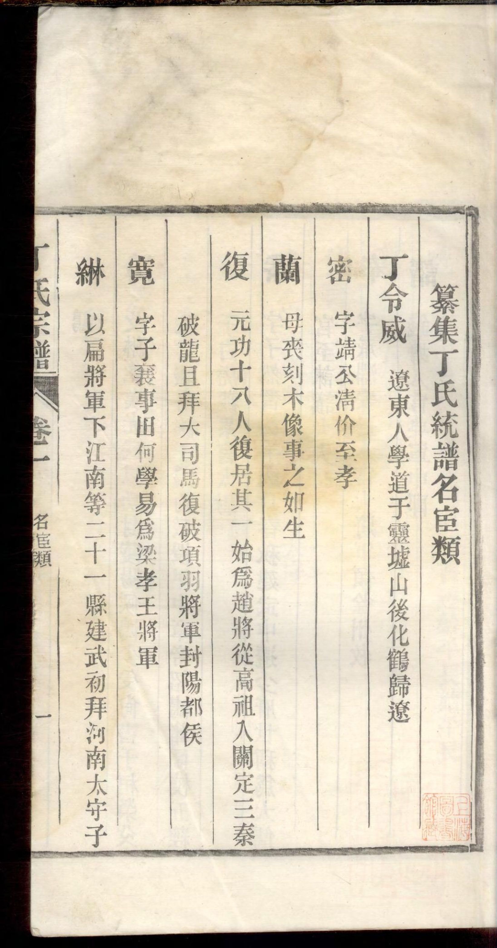 1193龙山丁氏宗谱_002_第2页