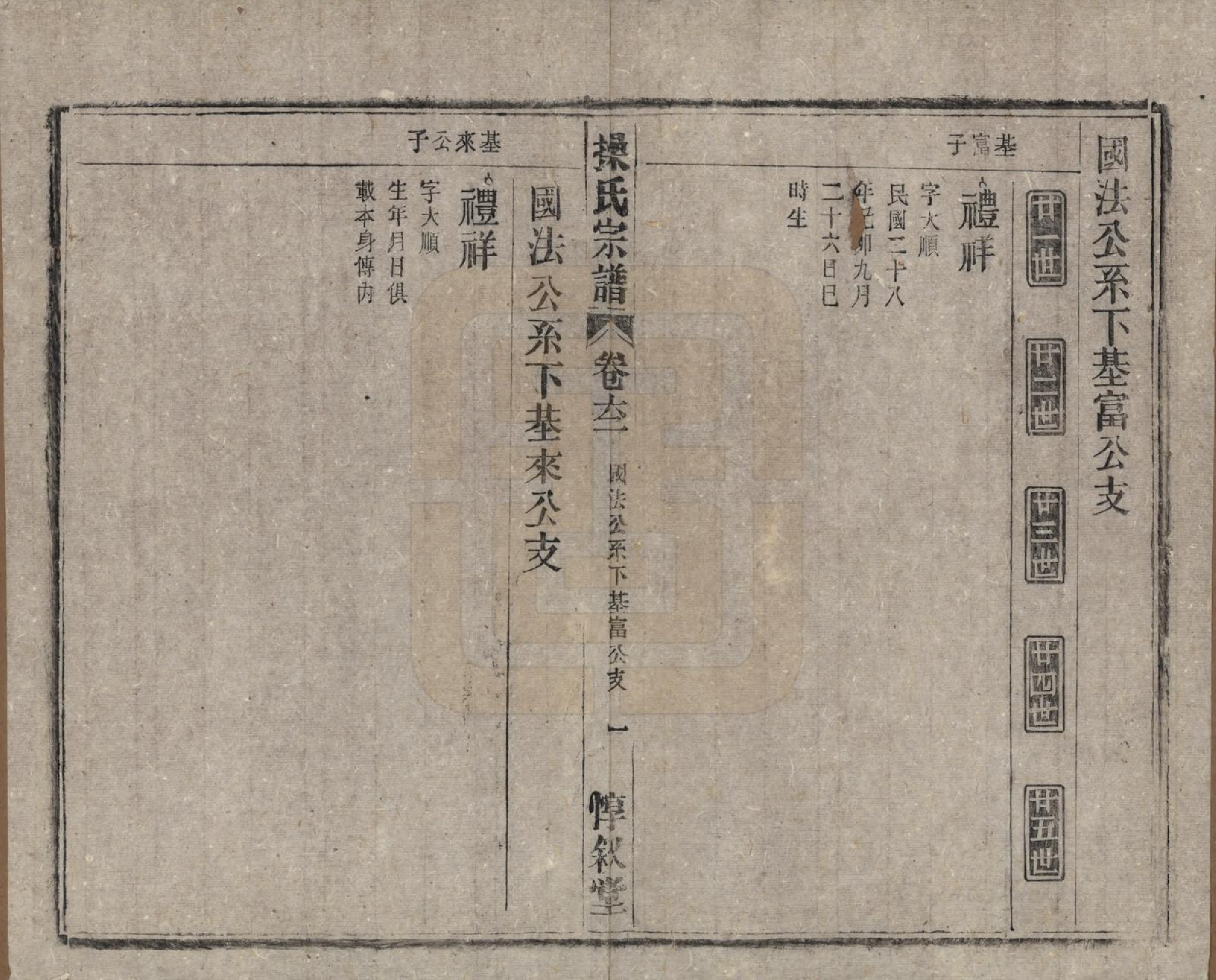 GTJP0047.操.安徽怀宁.操氏宗谱六十三卷.民国三十七年（1948）_062.pdf_第1页