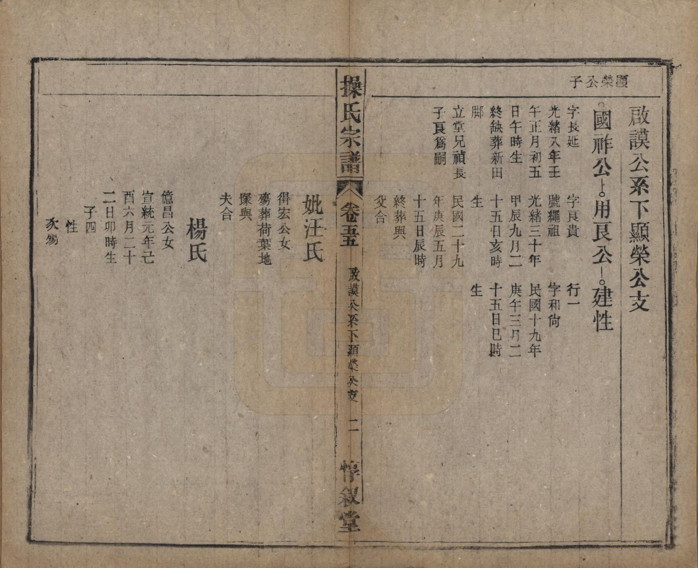 GTJP0047.操.安徽怀宁.操氏宗谱六十三卷.民国三十七年（1948）_055.pdf_第2页