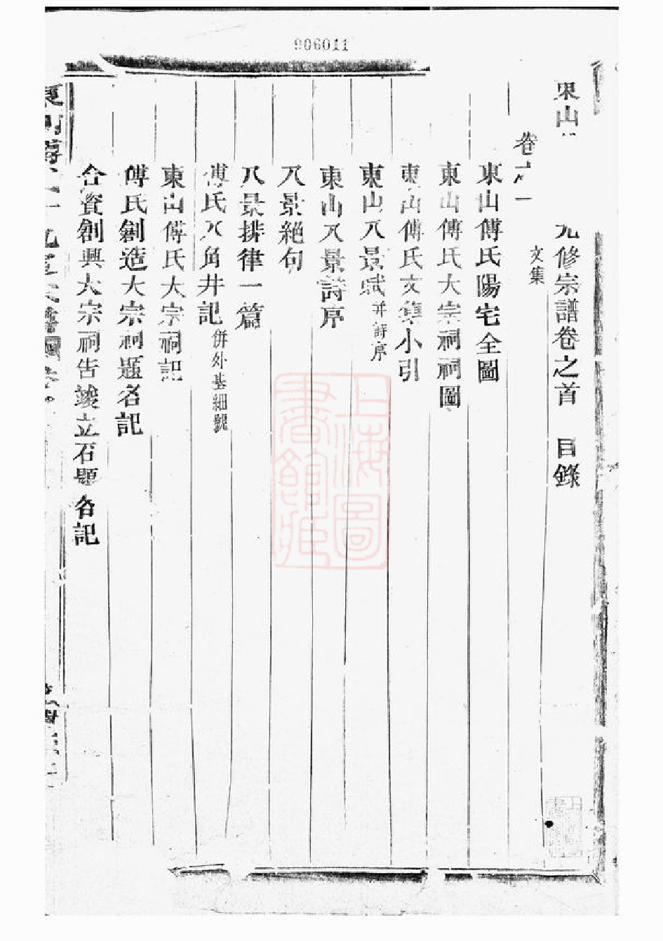 1130.东山傅氏十九修宗谱： 文集十五卷，世系十七卷，行传四十卷，首三卷：[金华].pdf_第3页