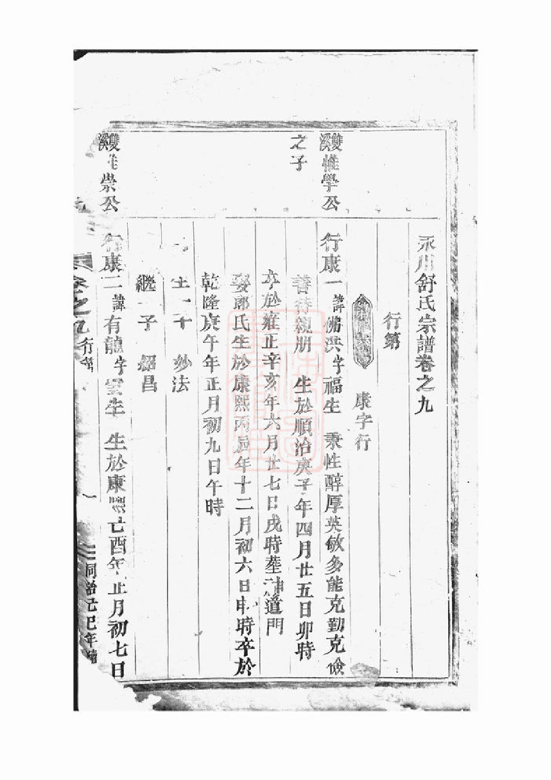 1203.永川舒氏宗谱： [永康].pdf_第2页