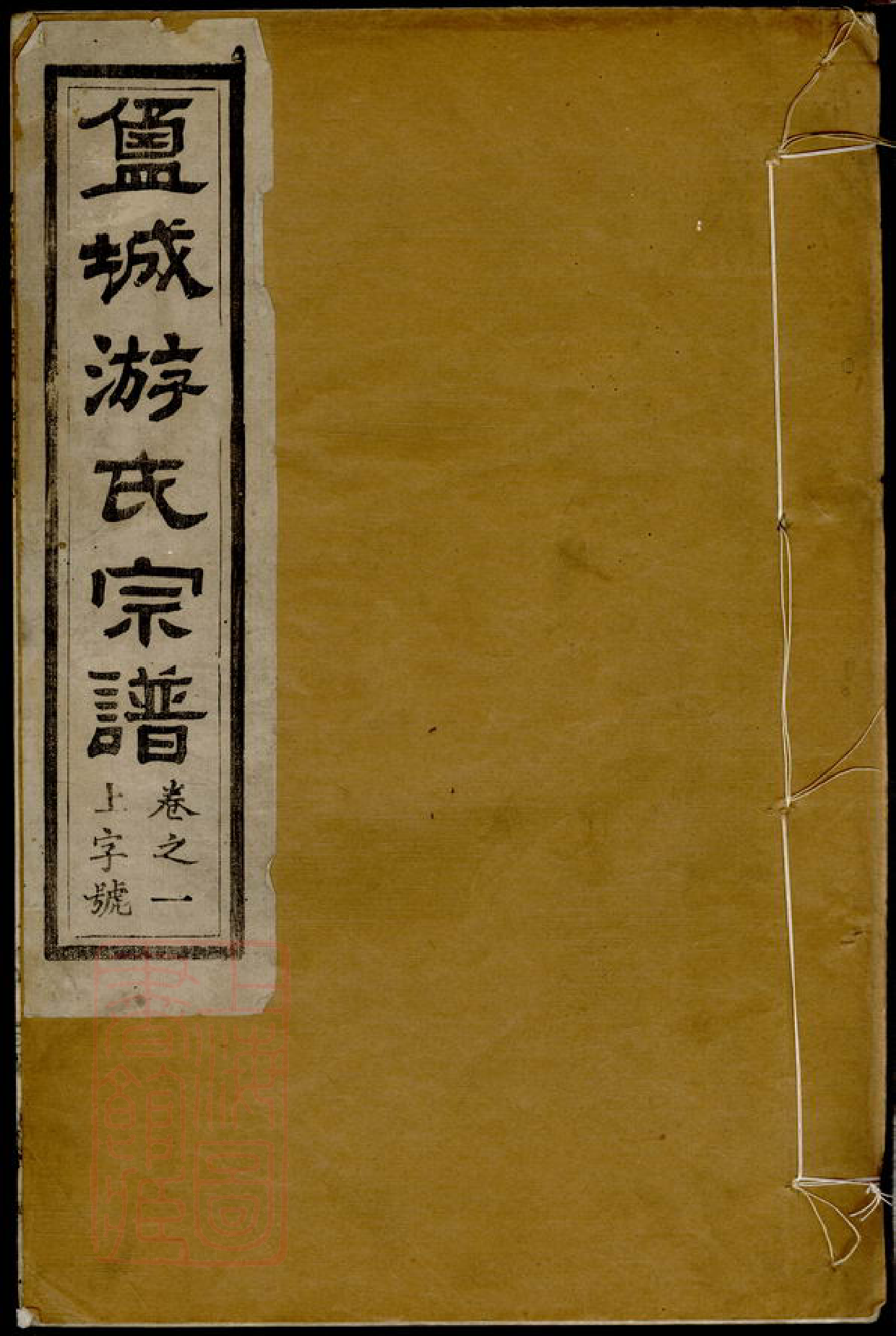 1325.盐城游氏宗谱： 不分卷：[盐城].pdf_第1页