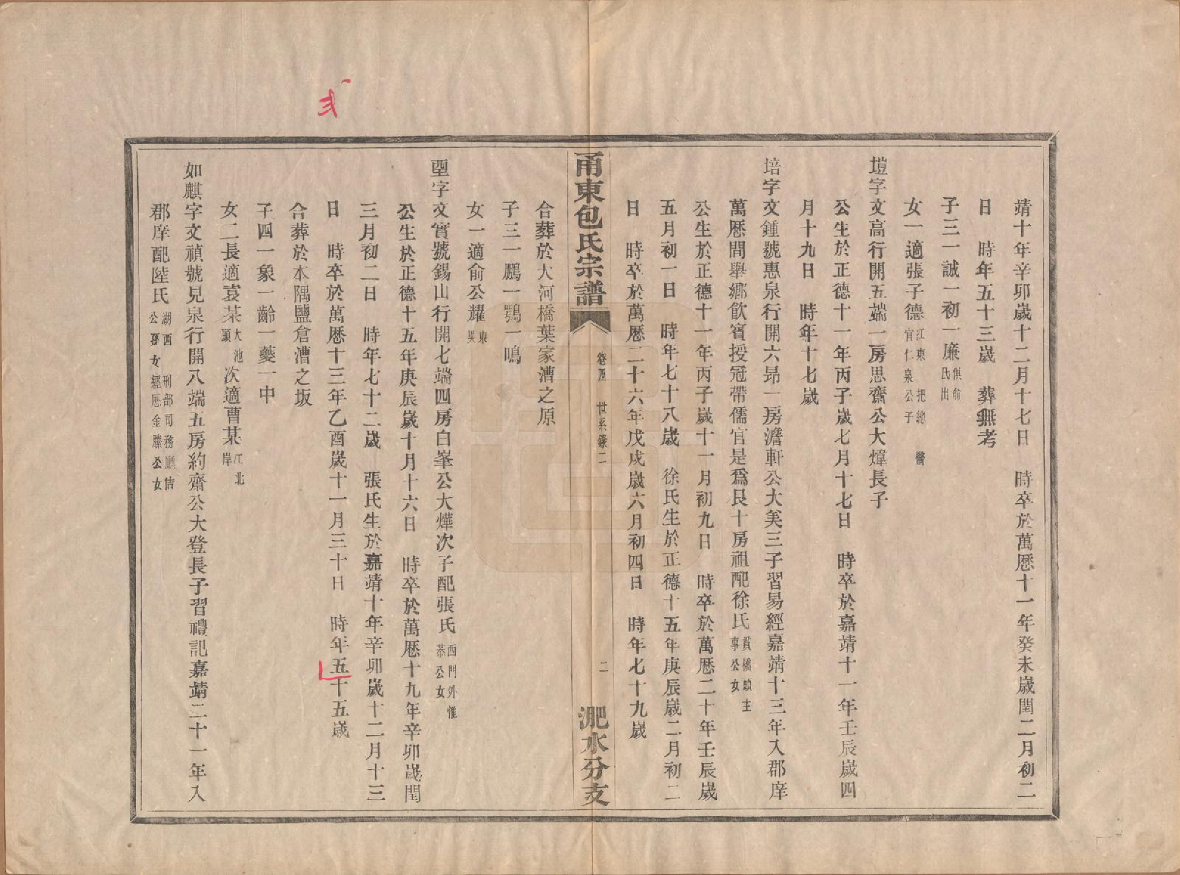 GTJP0008.包.浙江宁波.甬东包氏宗谱十九卷首一卷.清嘉庆二年（1797）_004.pdf_第2页