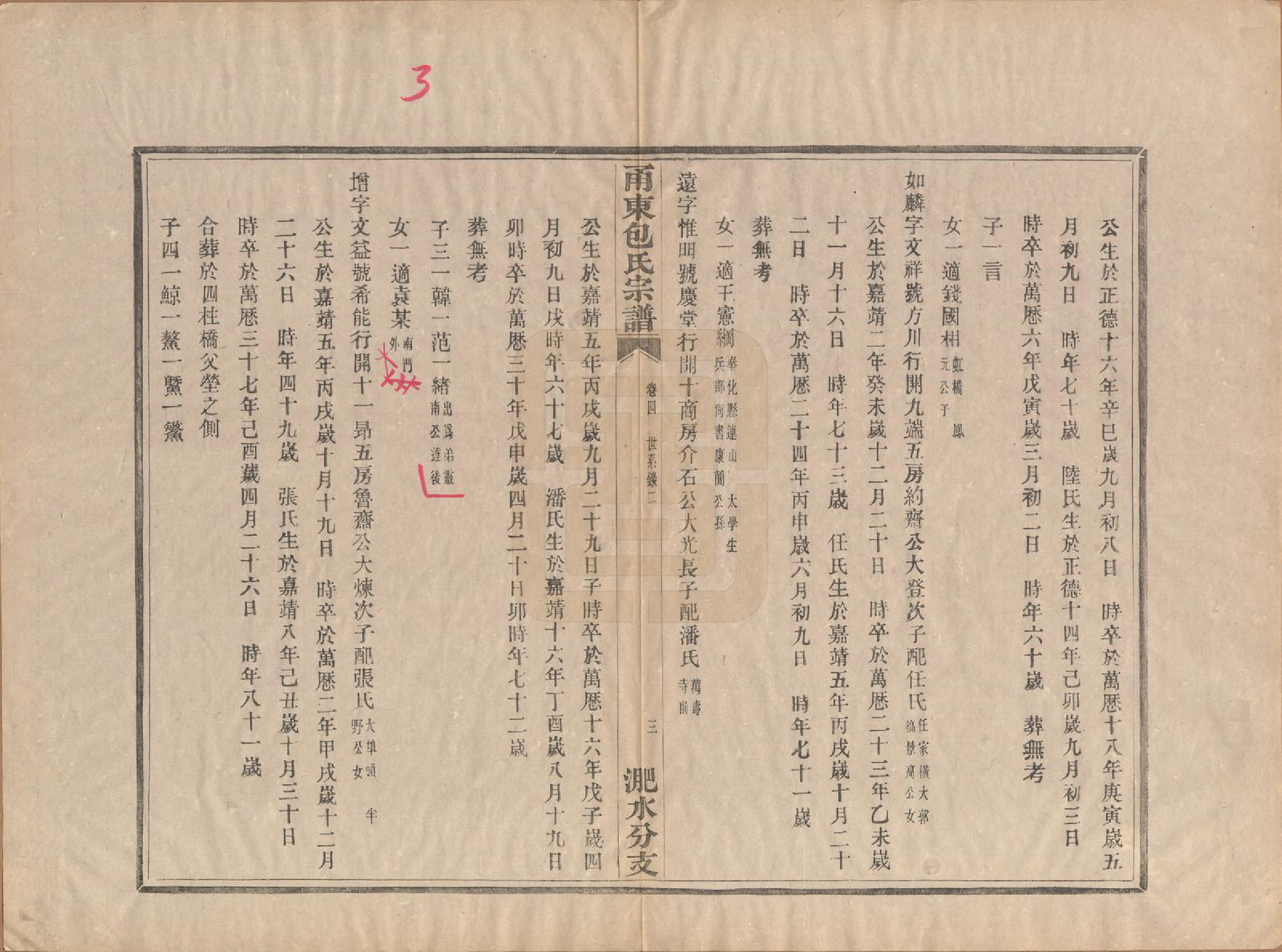 GTJP0008.包.浙江宁波.甬东包氏宗谱十九卷首一卷.清嘉庆二年（1797）_004.pdf_第3页