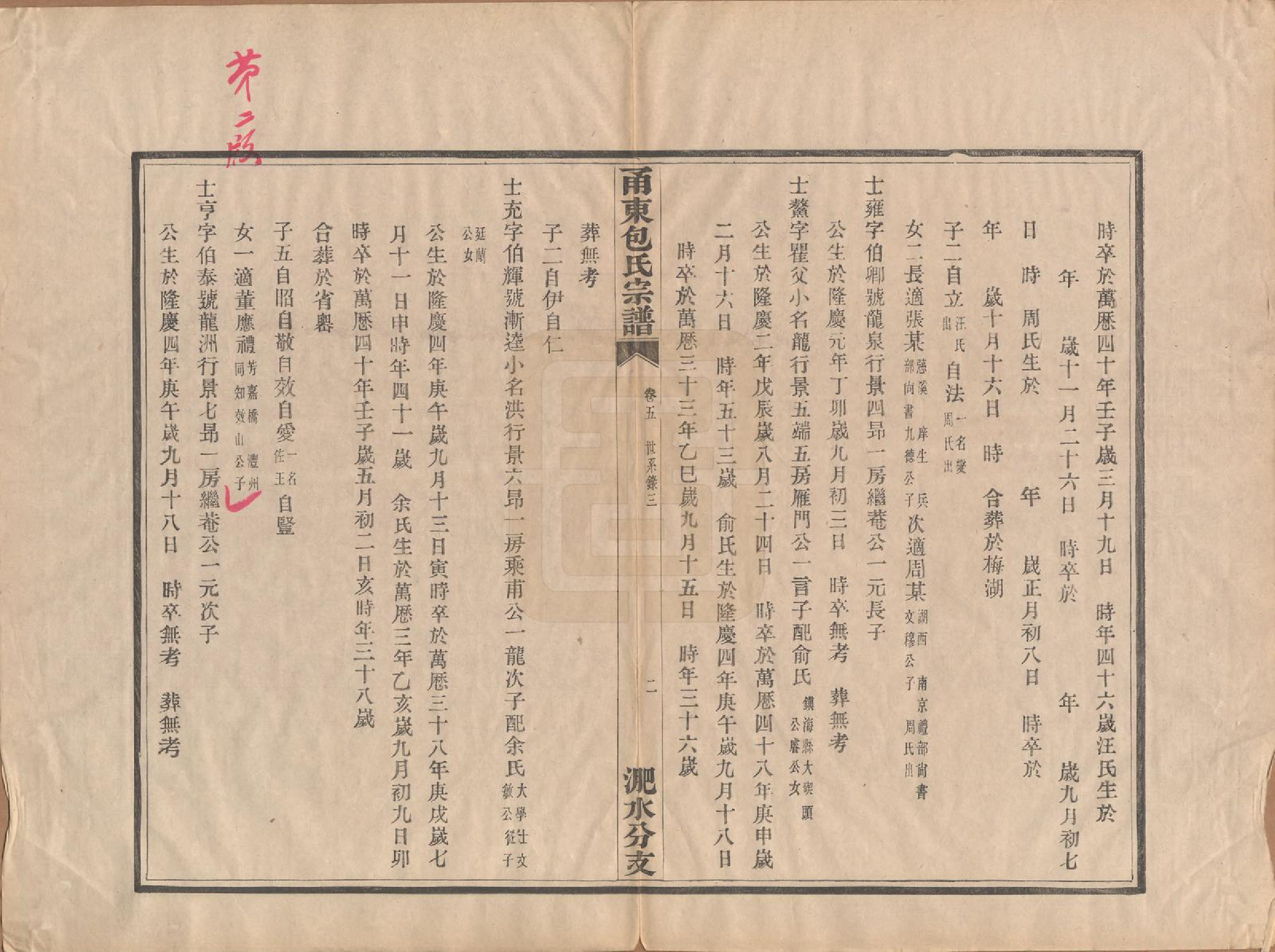 GTJP0008.包.浙江宁波.甬东包氏宗谱十九卷首一卷.清嘉庆二年（1797）_005.pdf_第2页