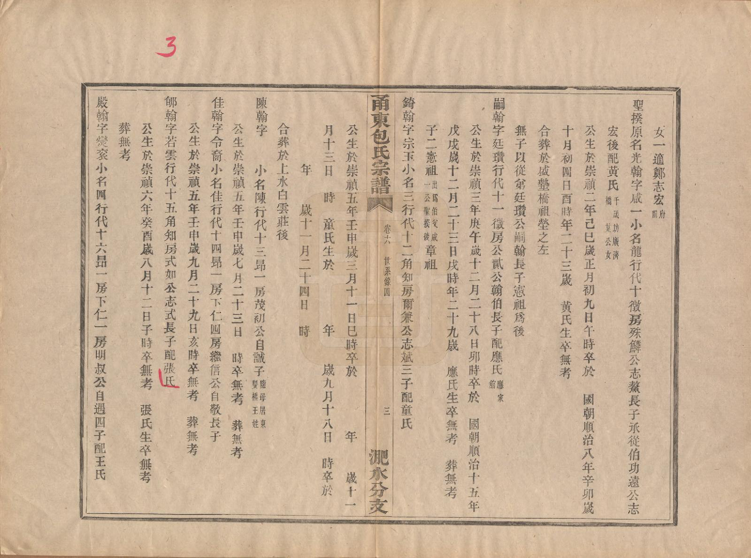 GTJP0008.包.浙江宁波.甬东包氏宗谱十九卷首一卷.清嘉庆二年（1797）_006.pdf_第3页