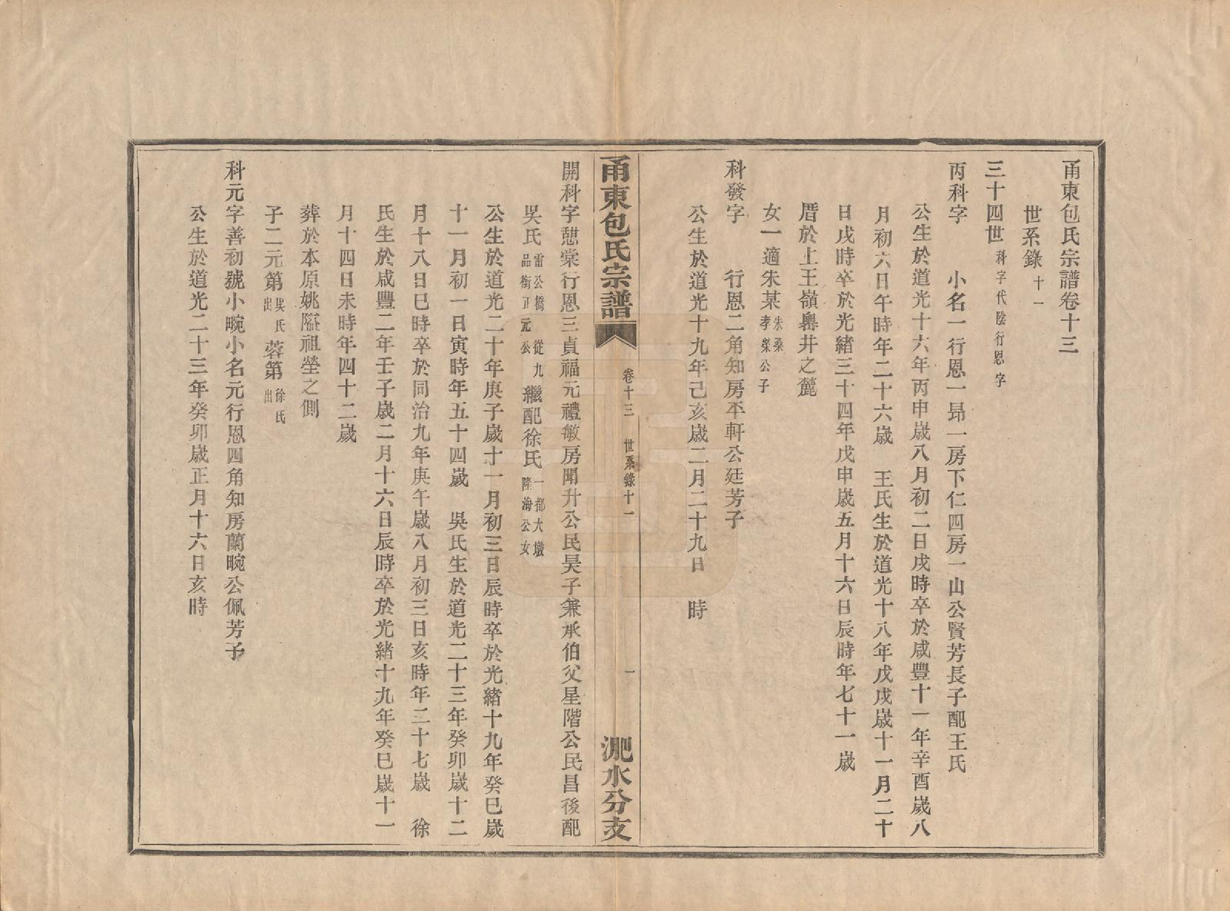 GTJP0008.包.浙江宁波.甬东包氏宗谱十九卷首一卷.清嘉庆二年（1797）_013.pdf_第1页