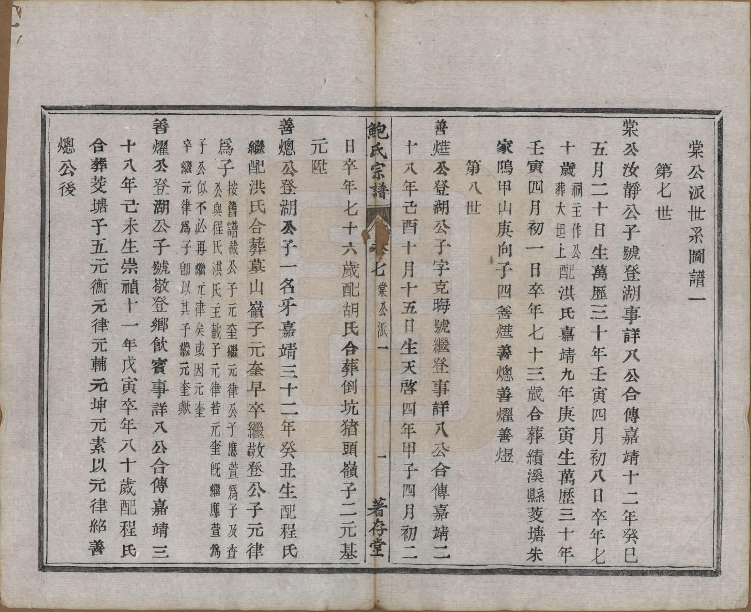 GTJP0012.鲍.安徽歙县.歙新馆鲍氏着存堂宗谱十六卷.清光绪元年（1875）_007.pdf_第3页