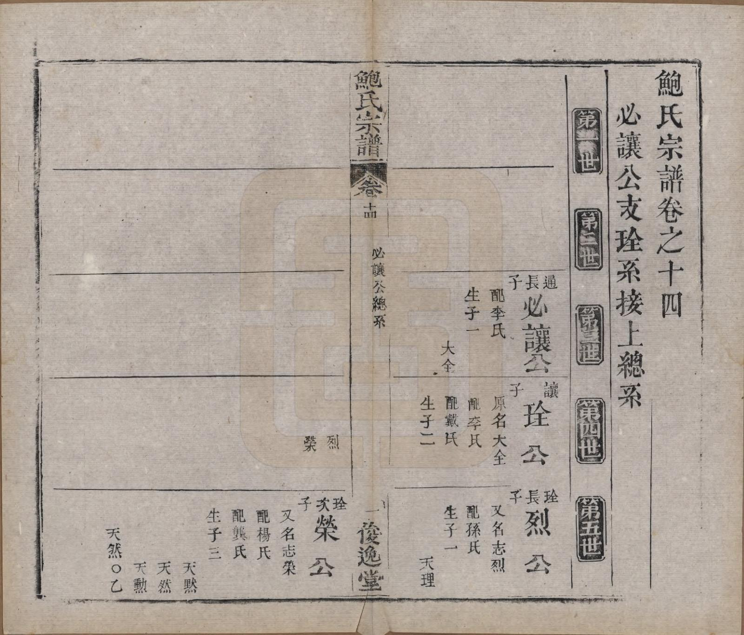 GTJP0014.鲍.湖北麻城.麻城鲍氏宗谱十四卷首一卷.清宣统三年（1911）_014.pdf_第3页