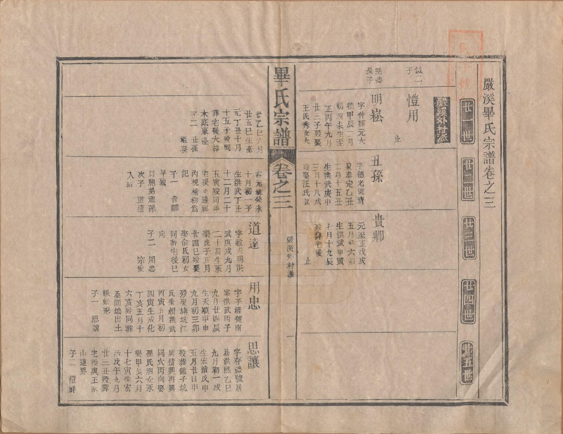 GTJP0017.毕.中国.毕氏宗谱八卷首一卷末一卷.民国三十一年（1942）_003.pdf_第1页