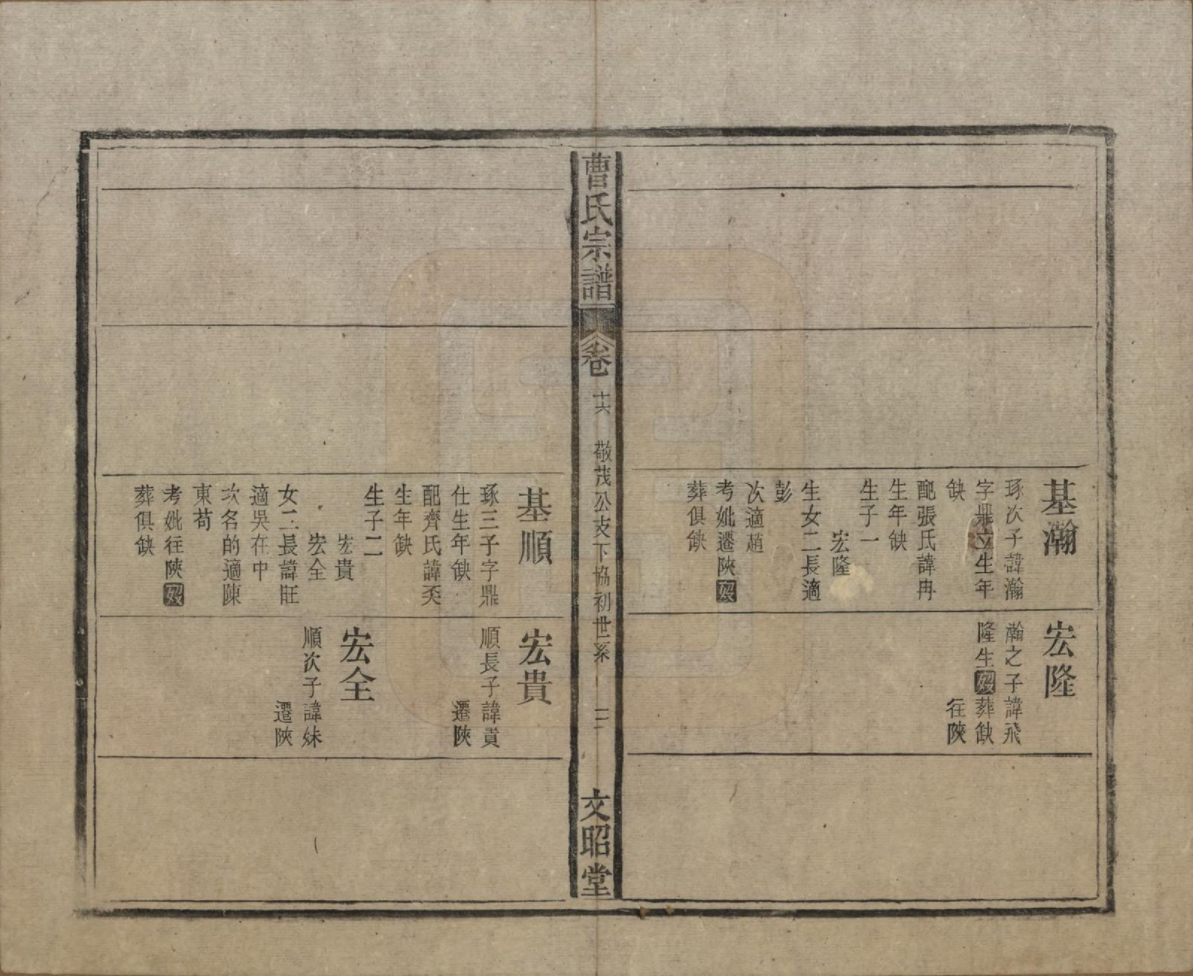 GTJP0054.曹.中国.曹氏宗谱四十五卷首三卷.民国二十一年（1934）_016.pdf_第3页