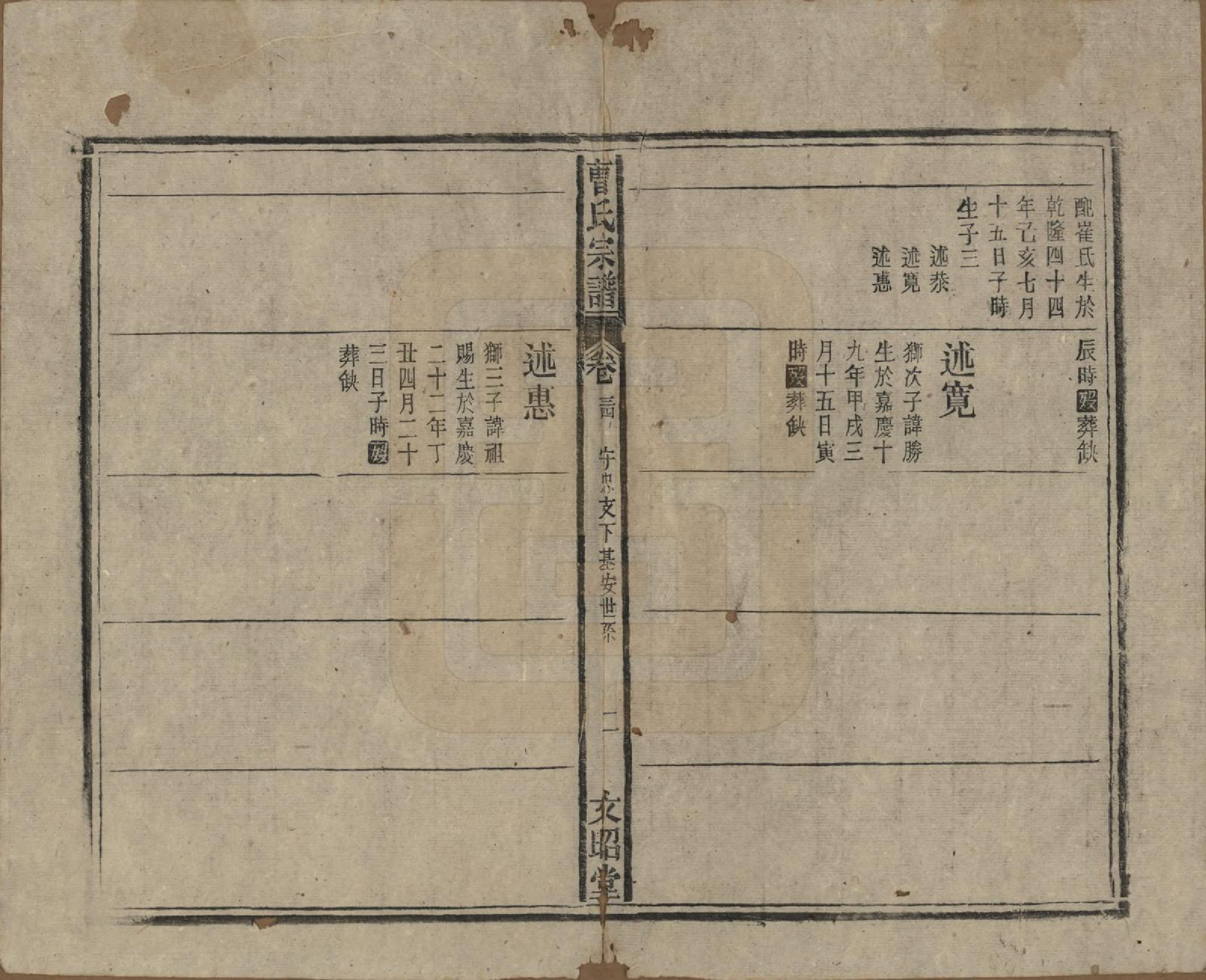 GTJP0054.曹.中国.曹氏宗谱四十五卷首三卷.民国二十一年（1934）_034.pdf_第2页