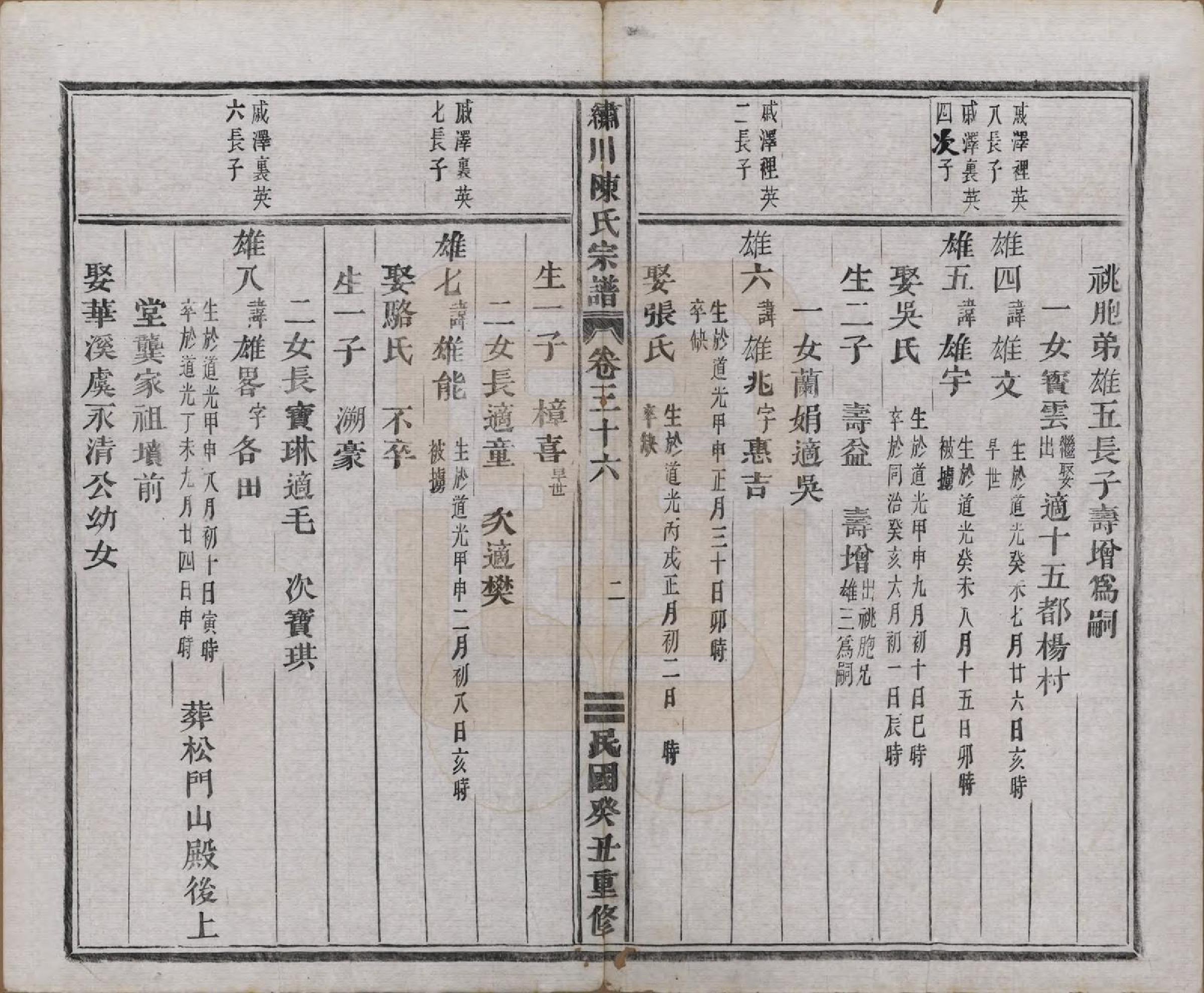 GTJP0121.陈.中国.绣川陈氏宗谱四十三卷.民国二年（1913）_036.pdf_第2页