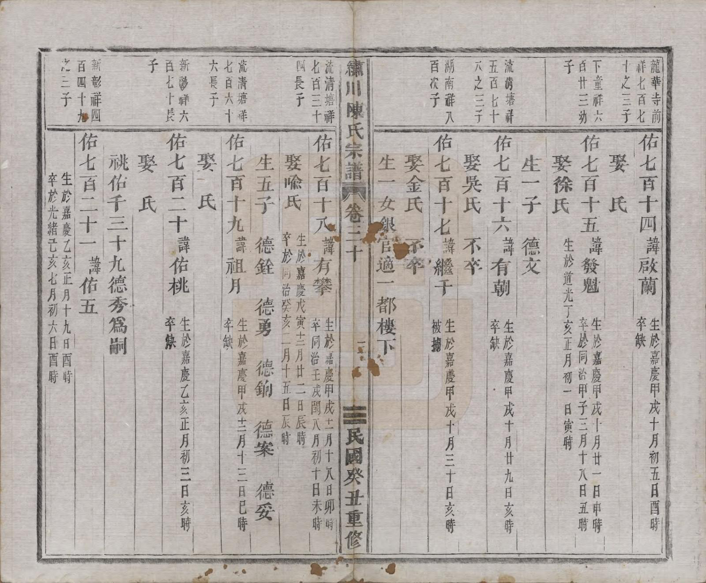 GTJP0121.陈.中国.绣川陈氏宗谱四十三卷.民国二年（1913）_030.pdf_第3页