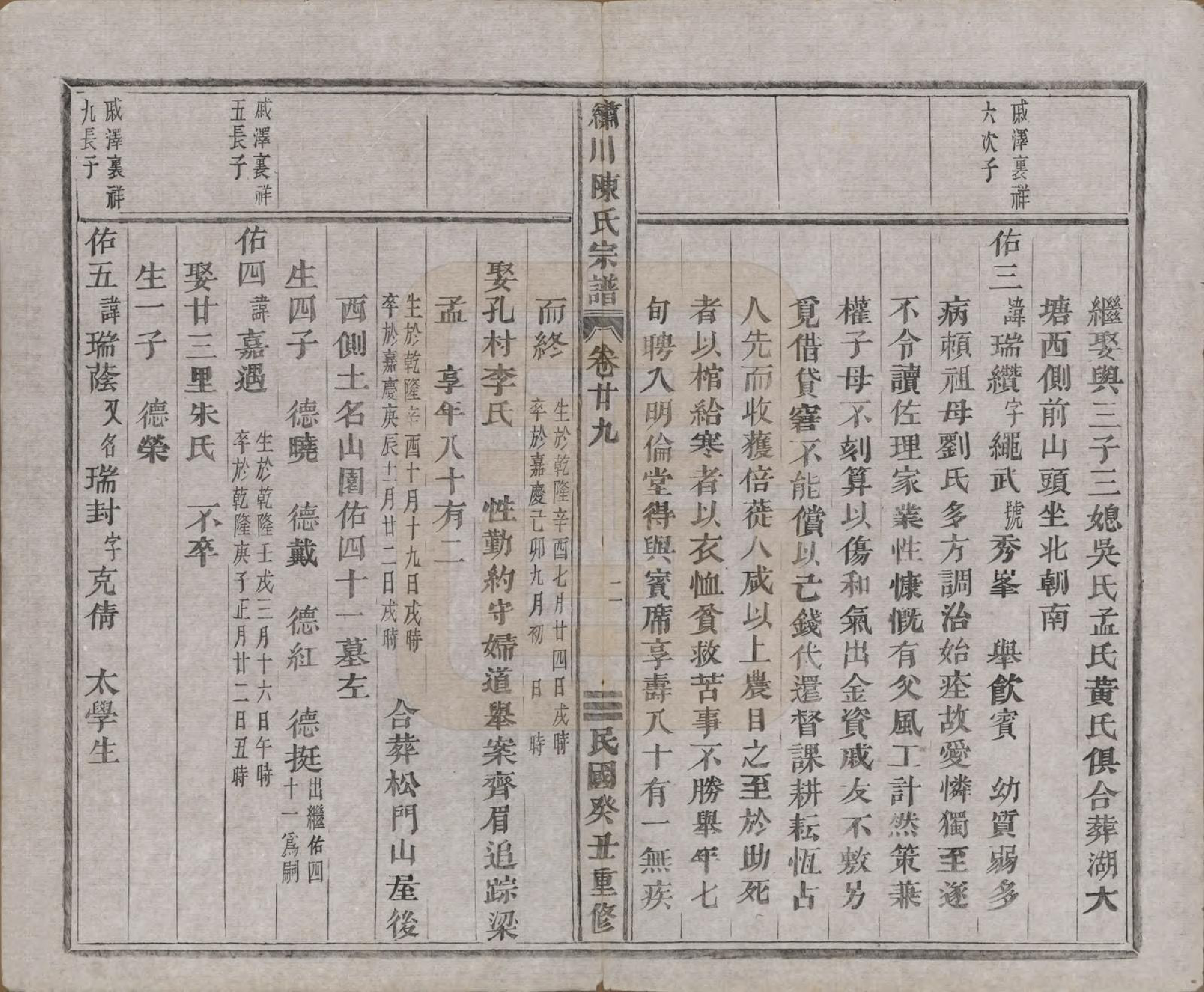 GTJP0121.陈.中国.绣川陈氏宗谱四十三卷.民国二年（1913）_029.pdf_第2页