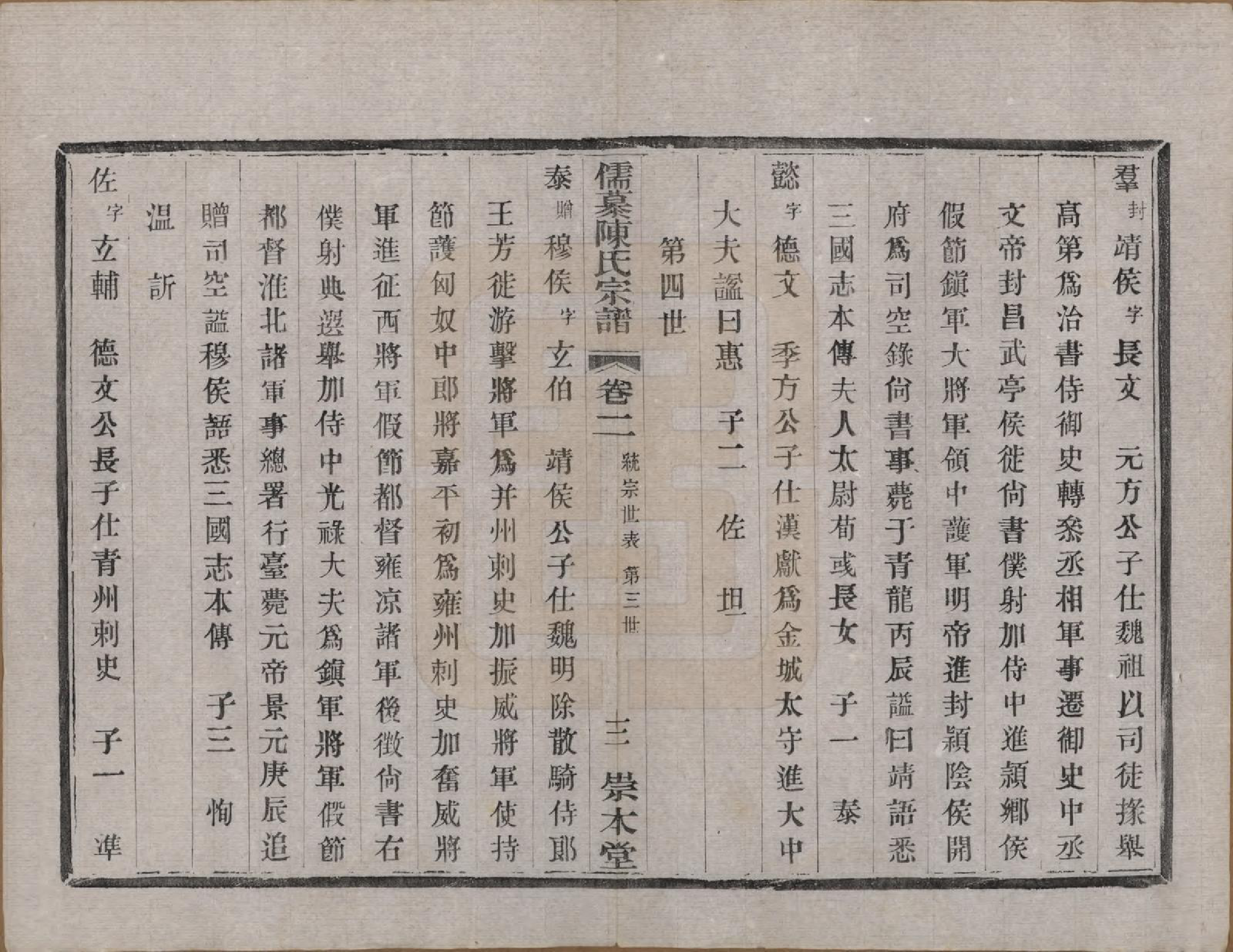 GTJP0139.陈.中国.儒慕陈氏宗谱十二卷首一卷末一卷.民国七年（1918）_002.pdf_第3页