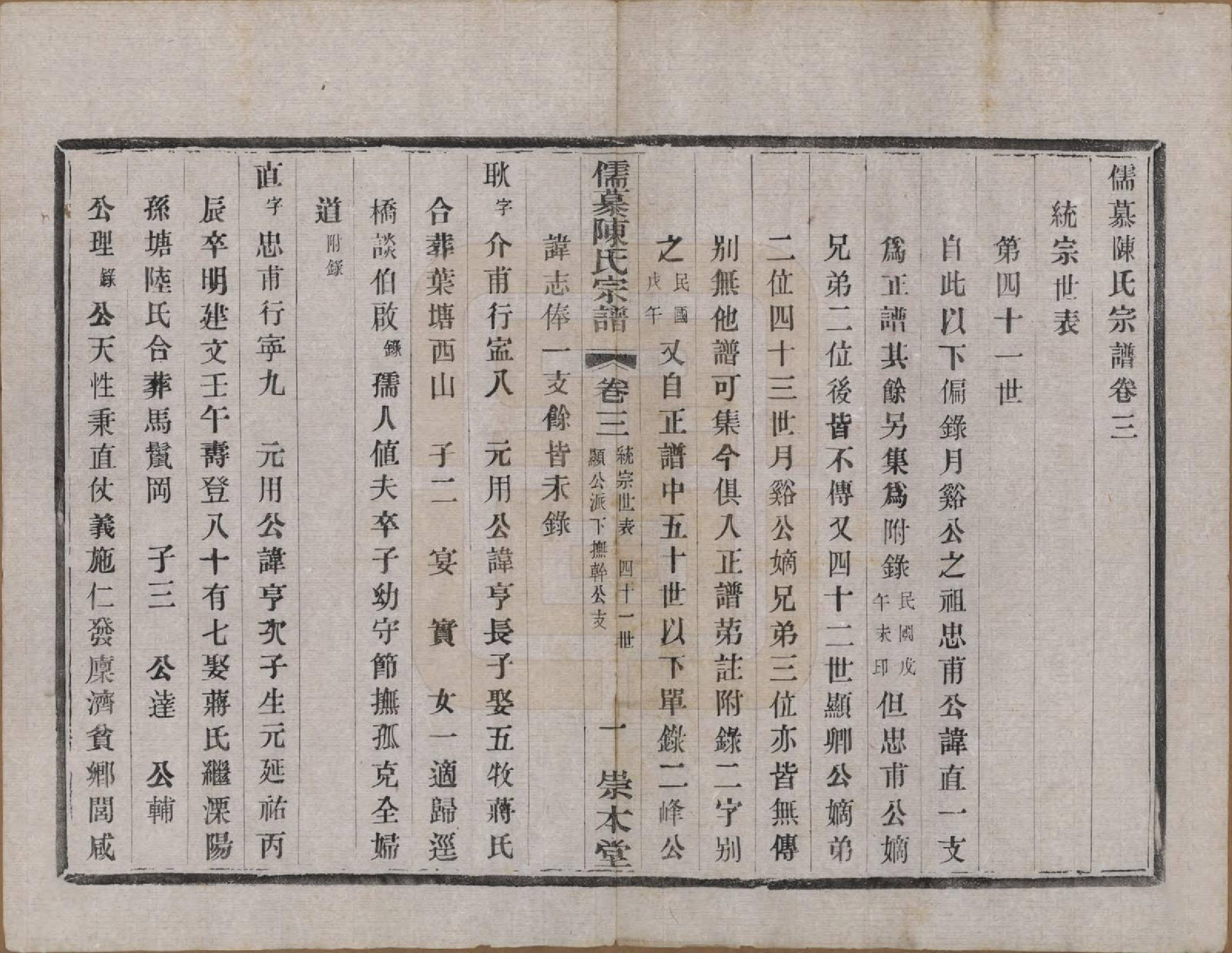 GTJP0139.陈.中国.儒慕陈氏宗谱十二卷首一卷末一卷.民国七年（1918）_003.pdf_第1页