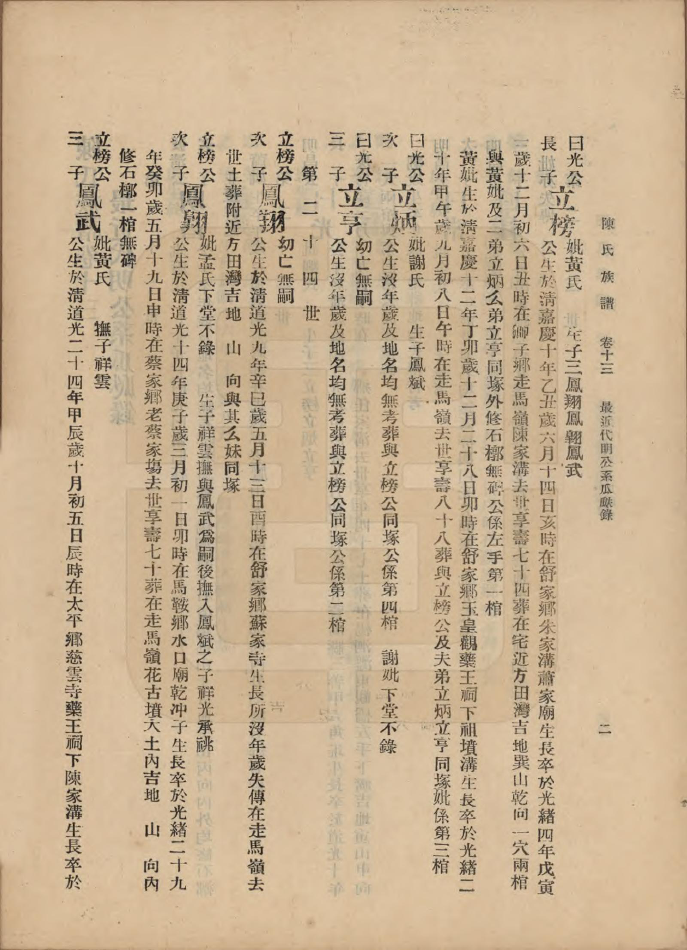 GTJP0145.陈.中国.陈氏族谱十八卷.民国十八年（1929）_013.pdf_第2页