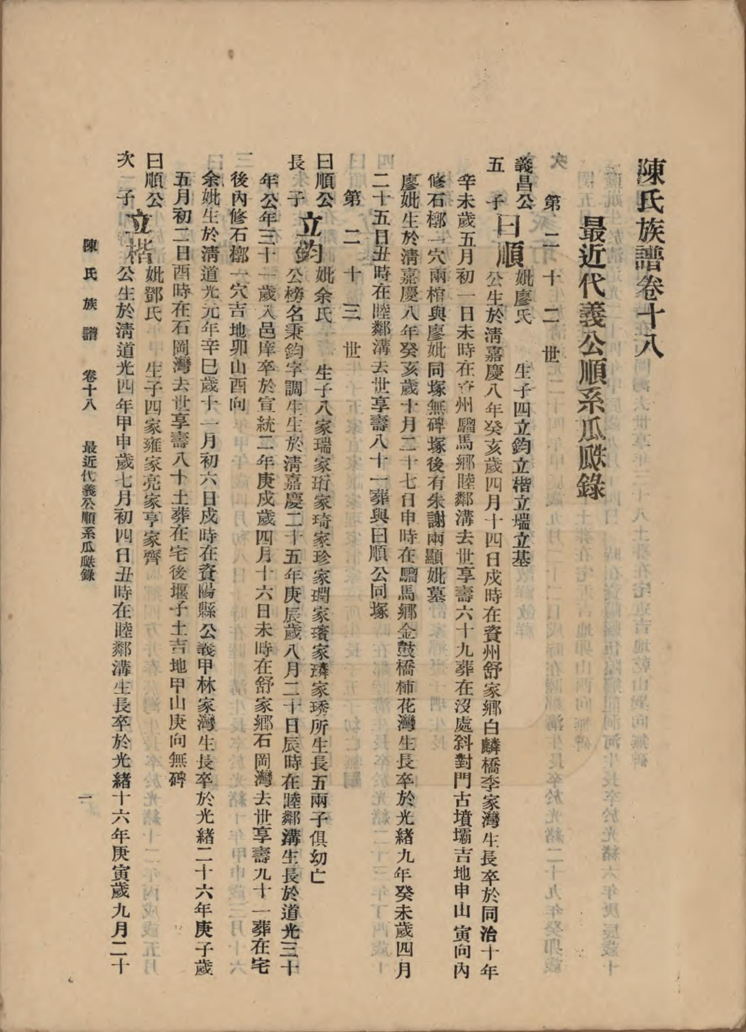 GTJP0145.陈.中国.陈氏族谱十八卷.民国十八年（1929）_018.pdf_第1页