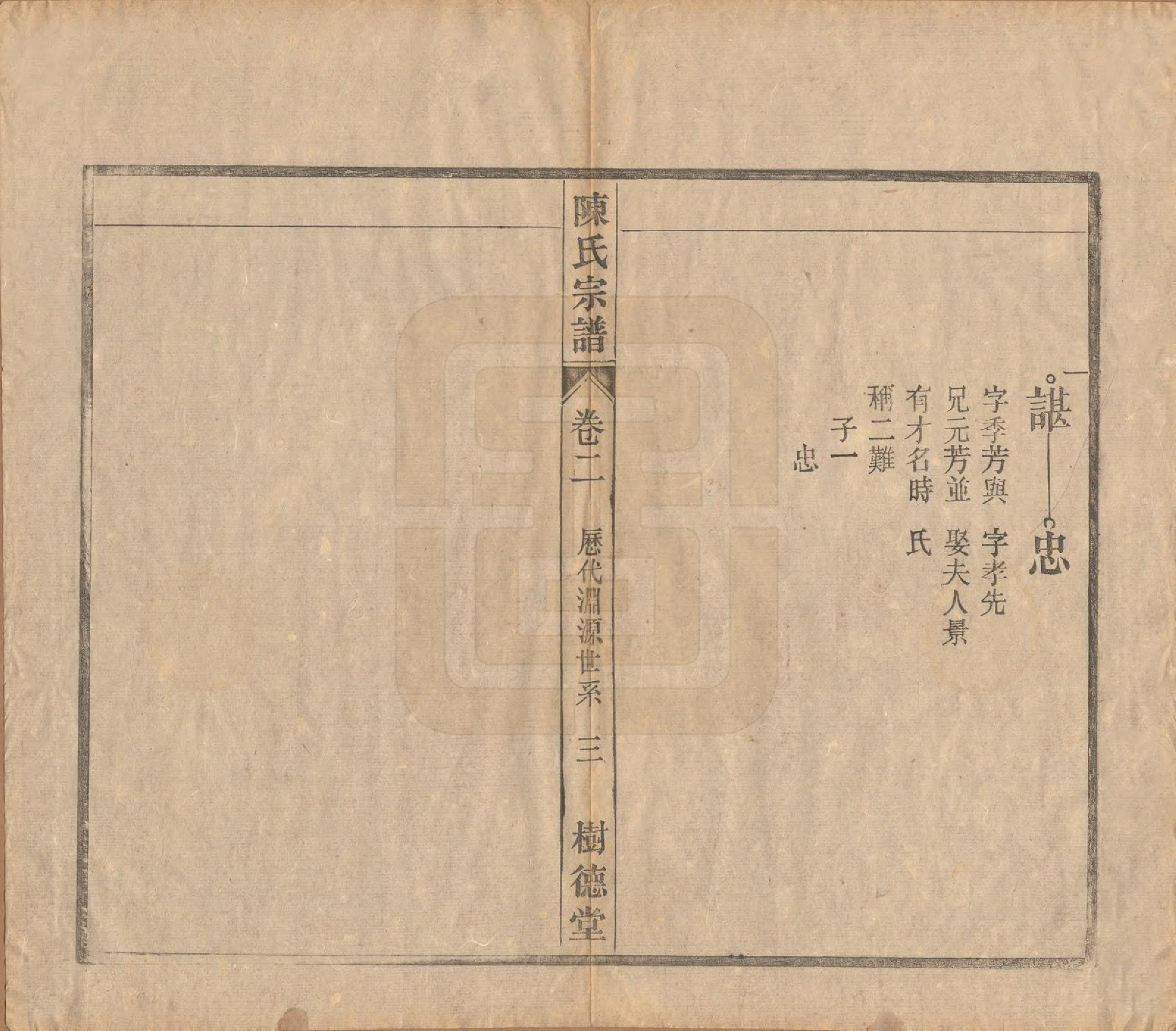 GTJP0166.陈.中国.义门陈氏宗谱十三卷首一卷末一卷.民国四年（1915）_002.pdf_第3页