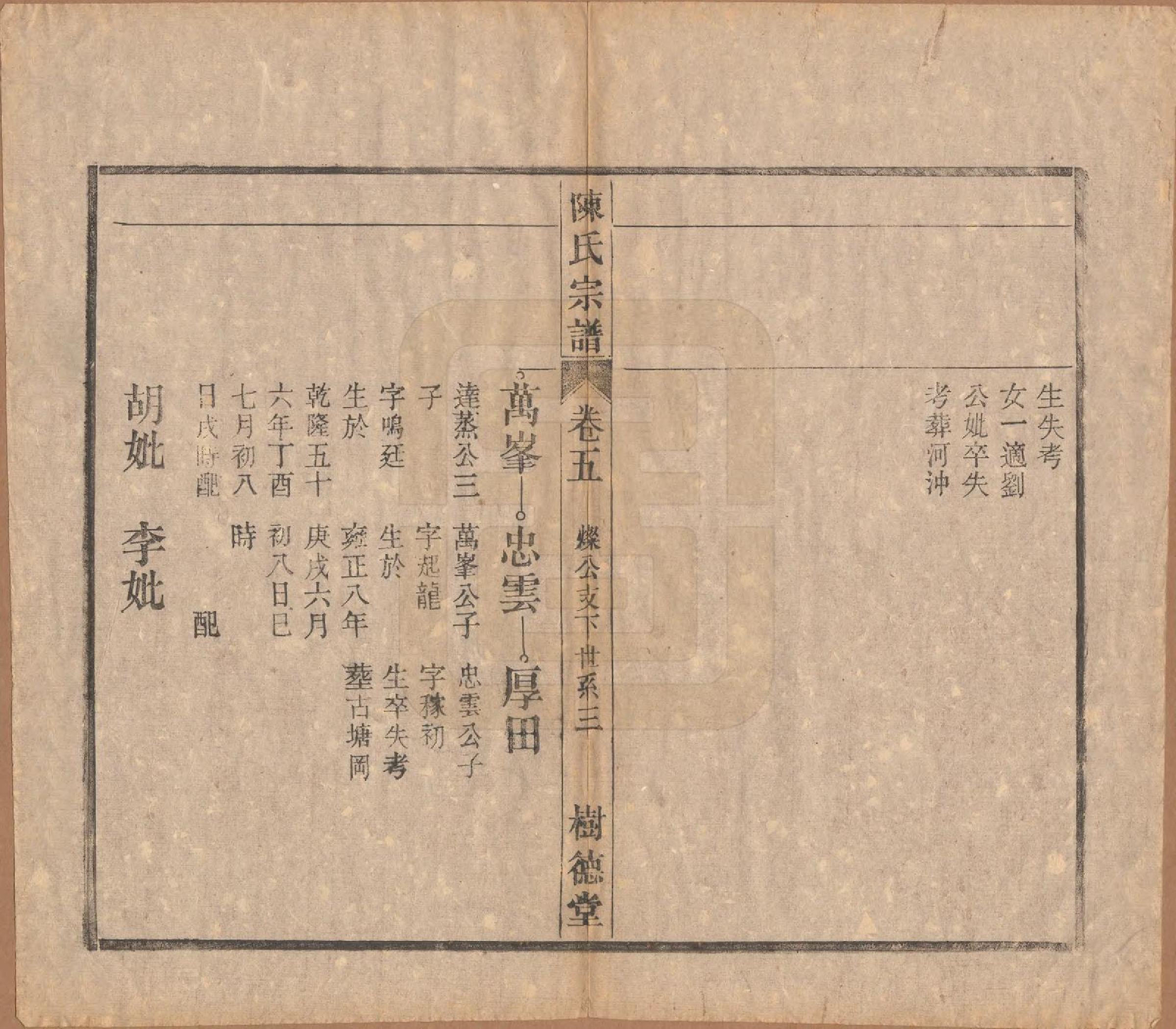 GTJP0166.陈.中国.义门陈氏宗谱十三卷首一卷末一卷.民国四年（1915）_005.pdf_第3页