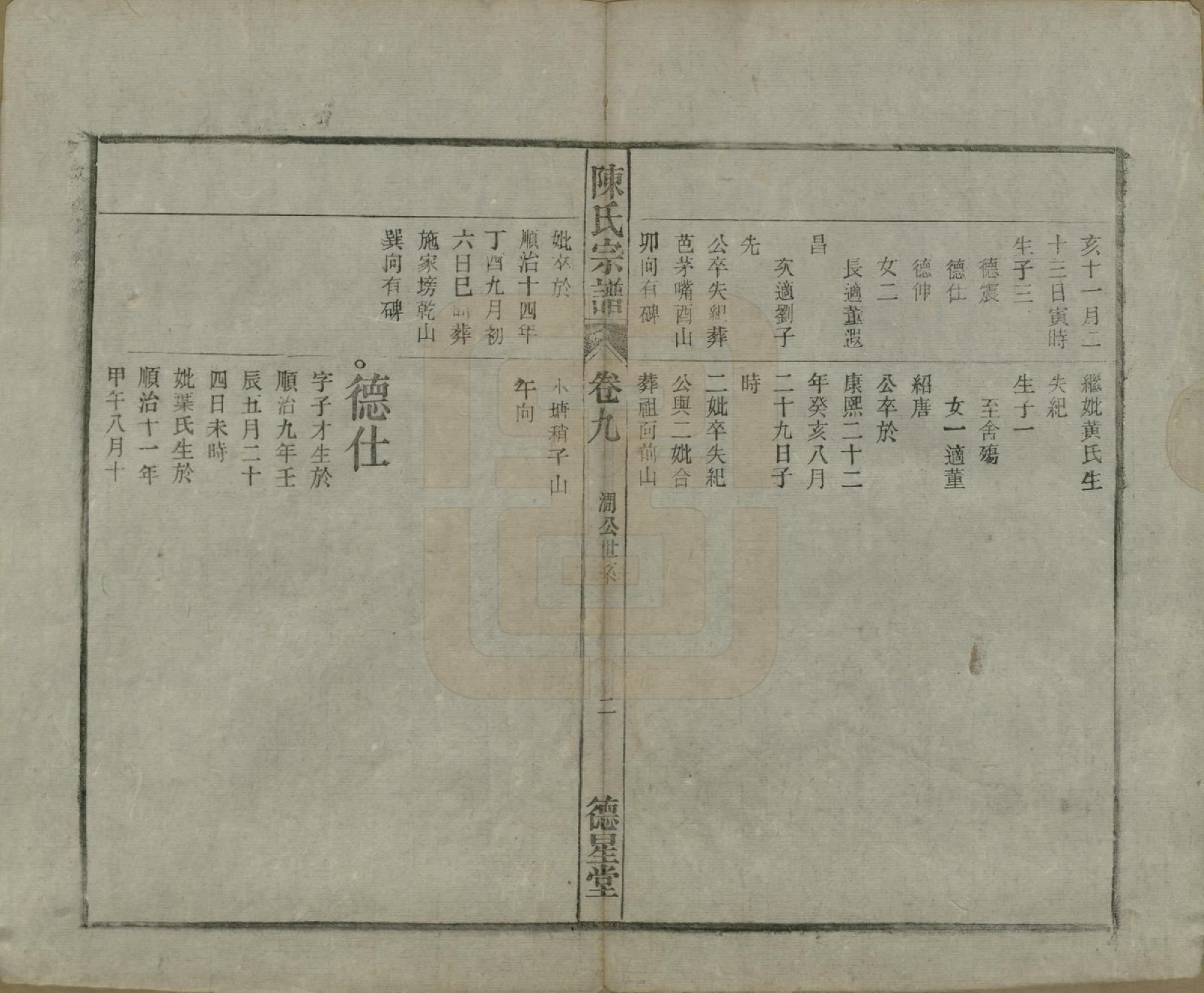 GTJP0167.陈.中国.陈氏宗谱十七卷首一卷末二卷.民国四年（1915）_009.pdf_第2页