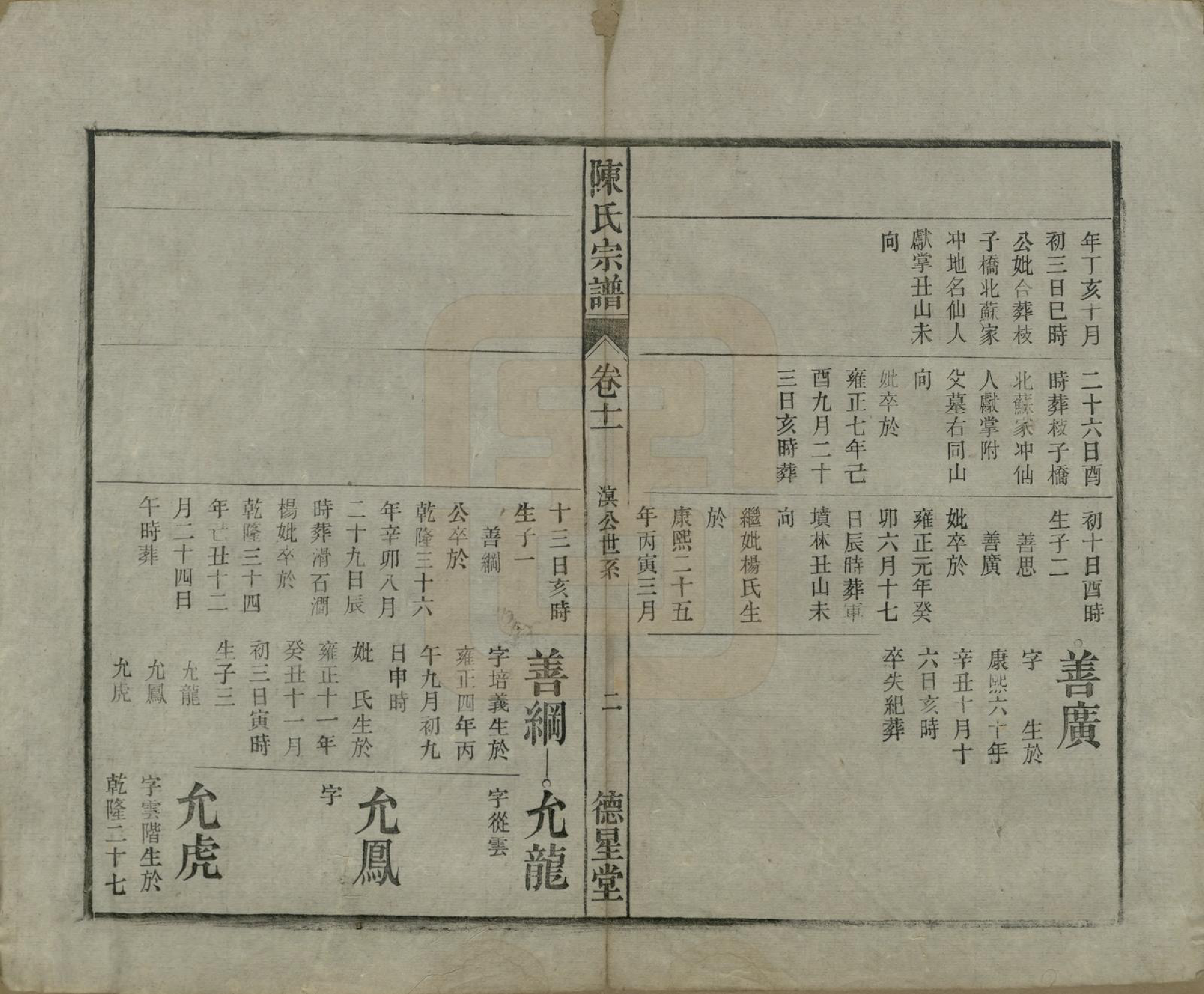 GTJP0167.陈.中国.陈氏宗谱十七卷首一卷末二卷.民国四年（1915）_011.pdf_第2页