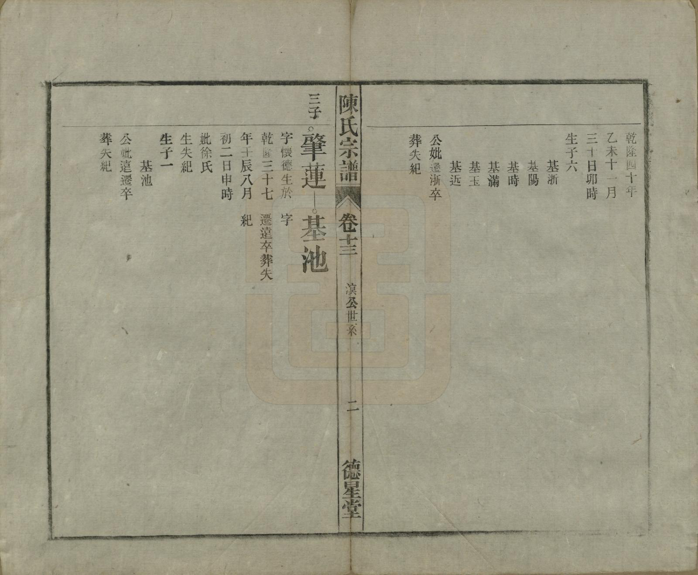 GTJP0167.陈.中国.陈氏宗谱十七卷首一卷末二卷.民国四年（1915）_013.pdf_第2页