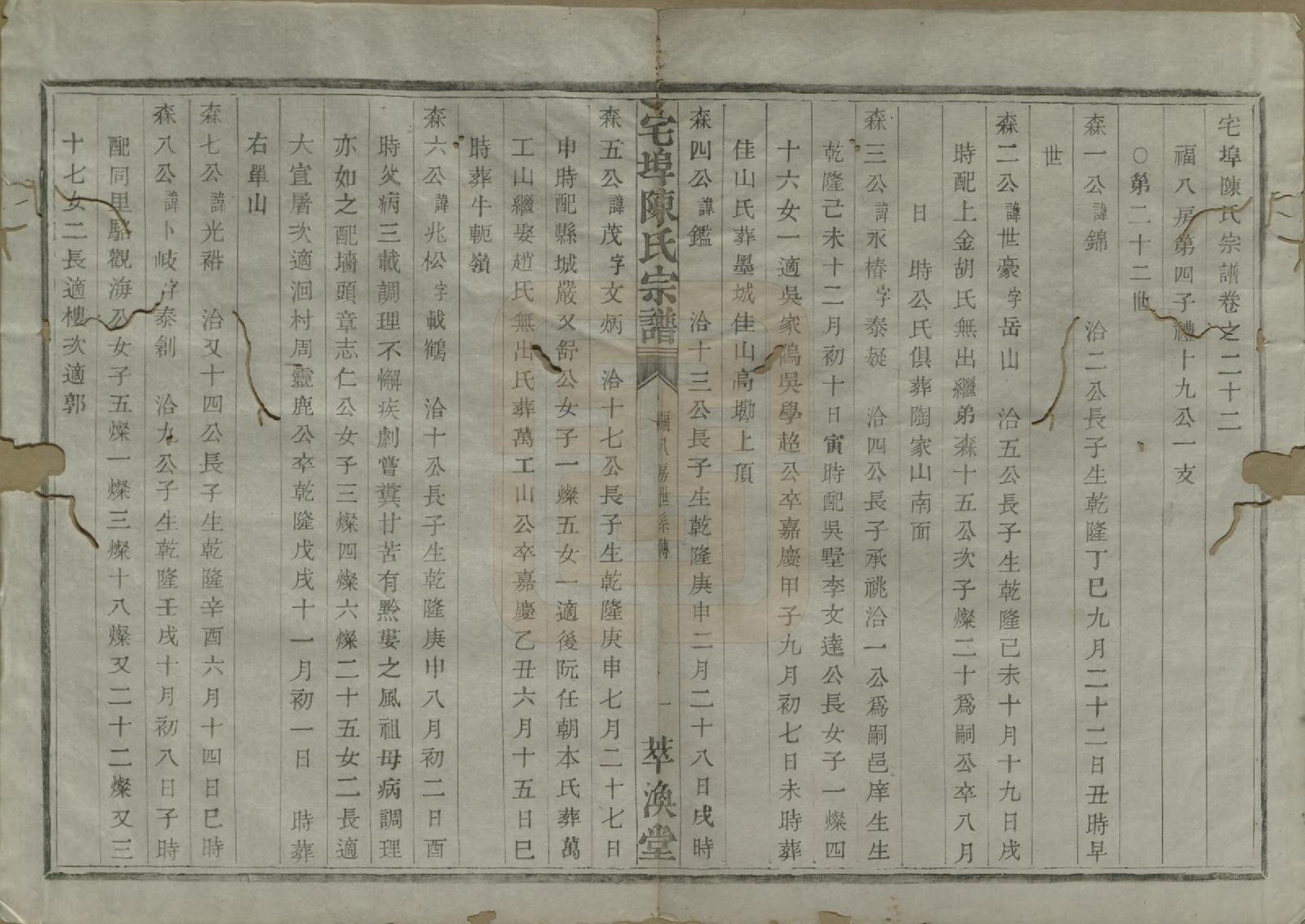 GTJP0218.陈.中国.宅埠陈氏宗谱二十八卷.清同治五年（1866）_022.pdf_第1页