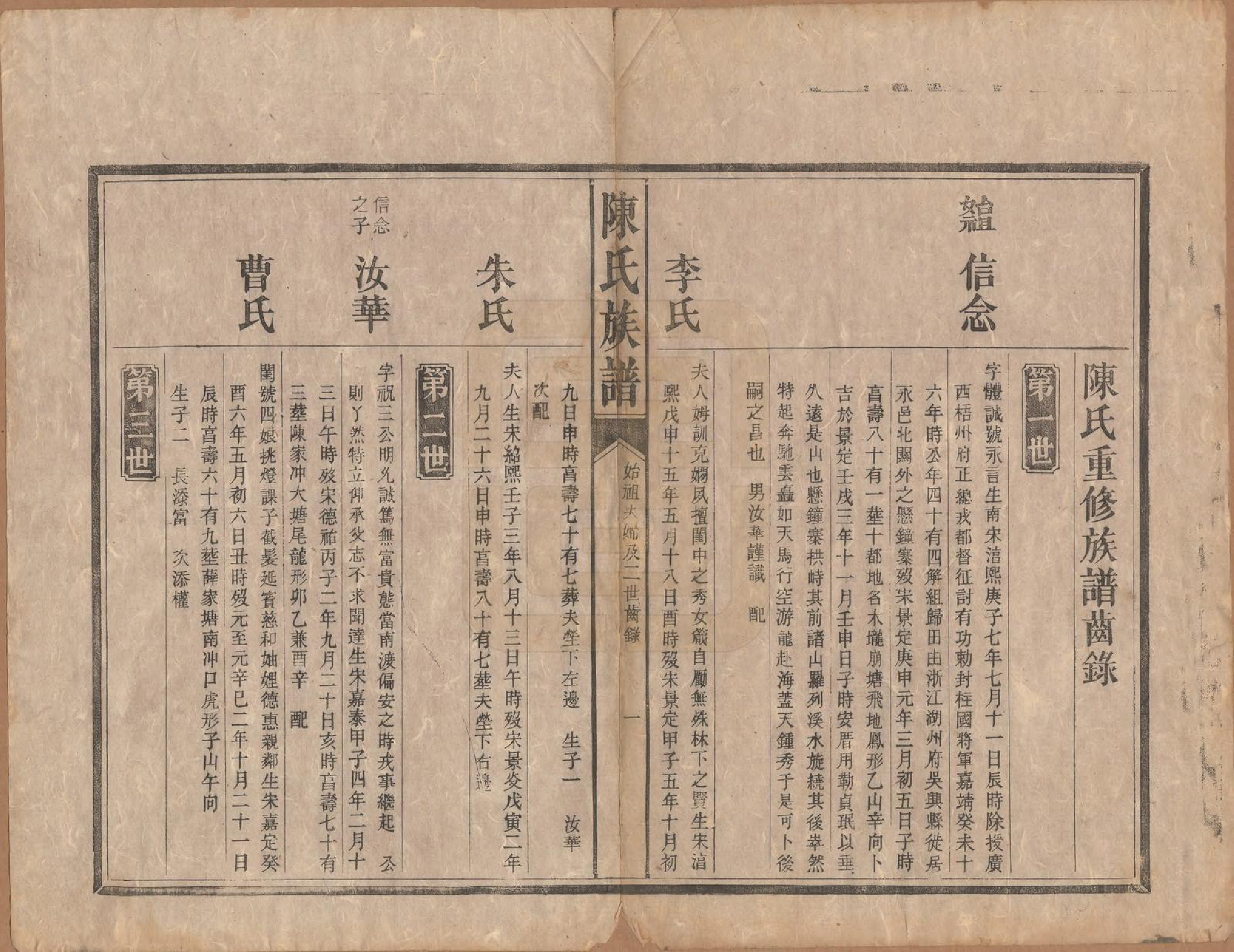 GTJP0206.陈.中国.陈氏族谱不分卷.清光绪十四年（1888）_004.pdf_第1页