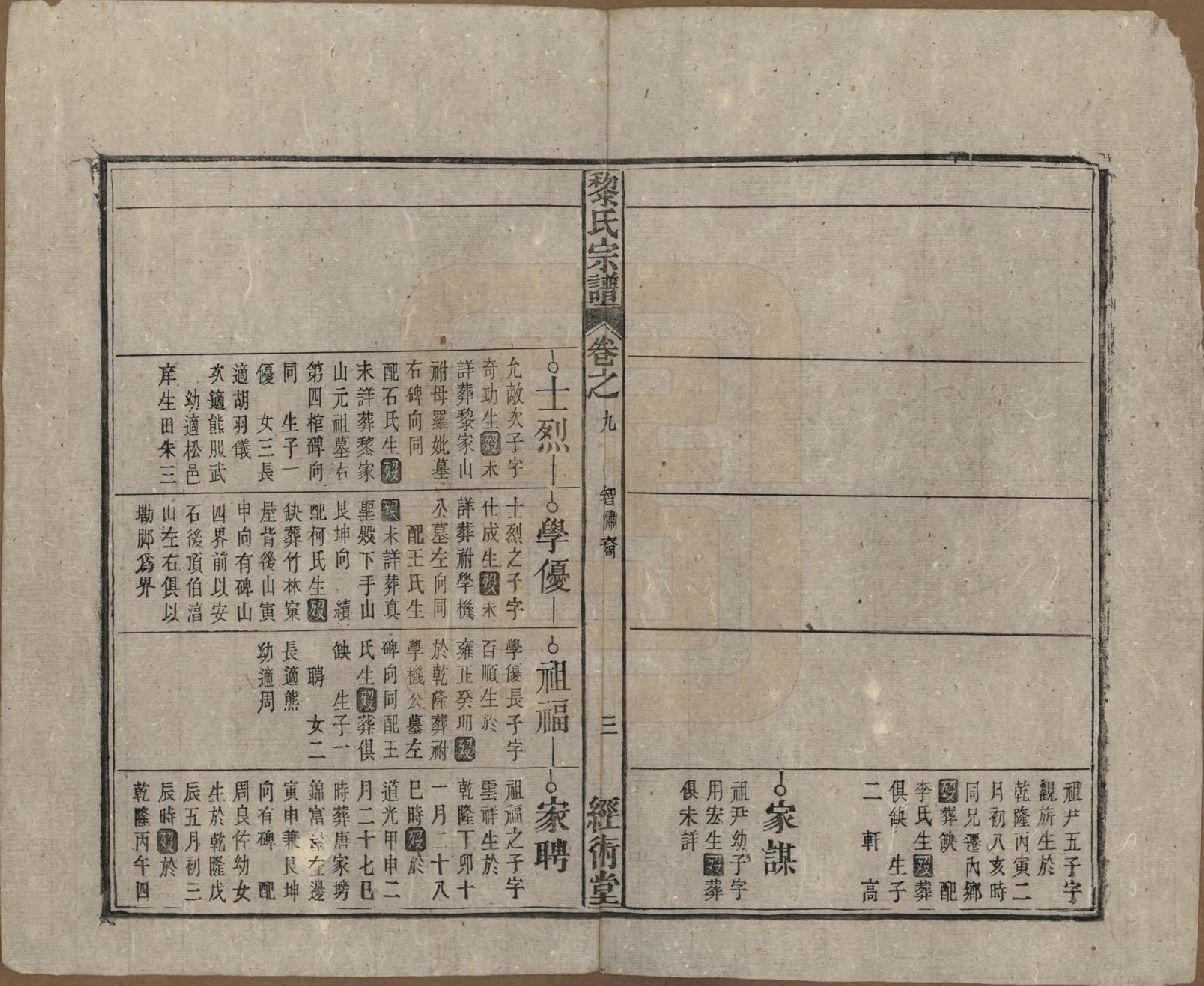 GTJP0767.黎.中国.黎氏宗谱三十卷首一卷.清光绪十八年（1892）_009.pdf_第3页