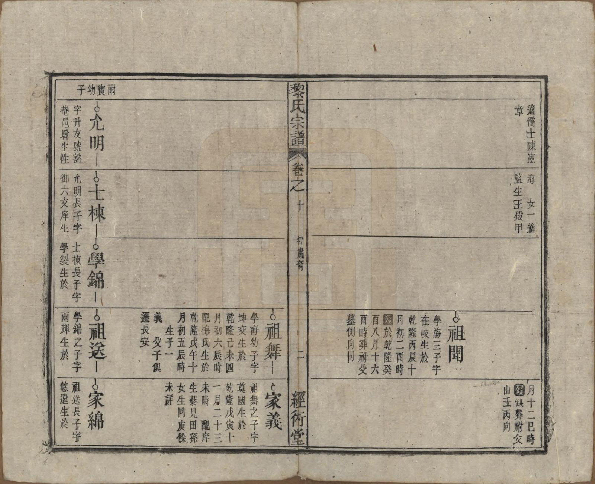 GTJP0767.黎.中国.黎氏宗谱三十卷首一卷.清光绪十八年（1892）_010.pdf_第2页