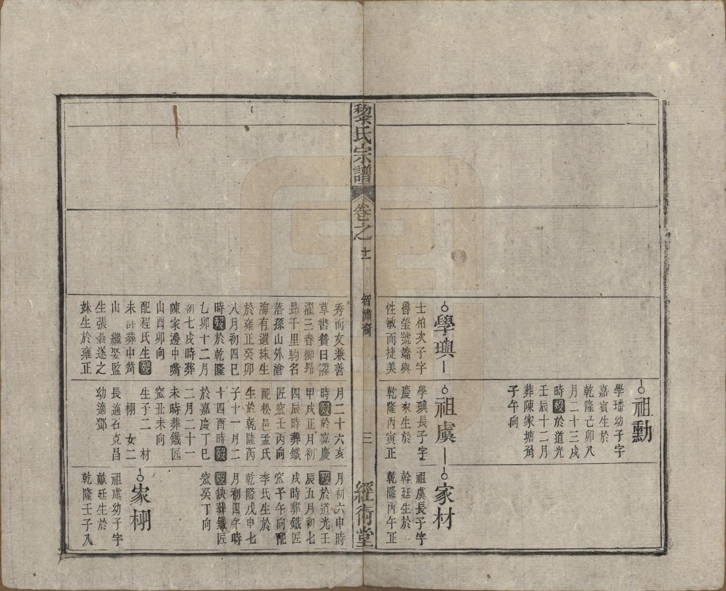 GTJP0767.黎.中国.黎氏宗谱三十卷首一卷.清光绪十八年（1892）_011.pdf_第3页