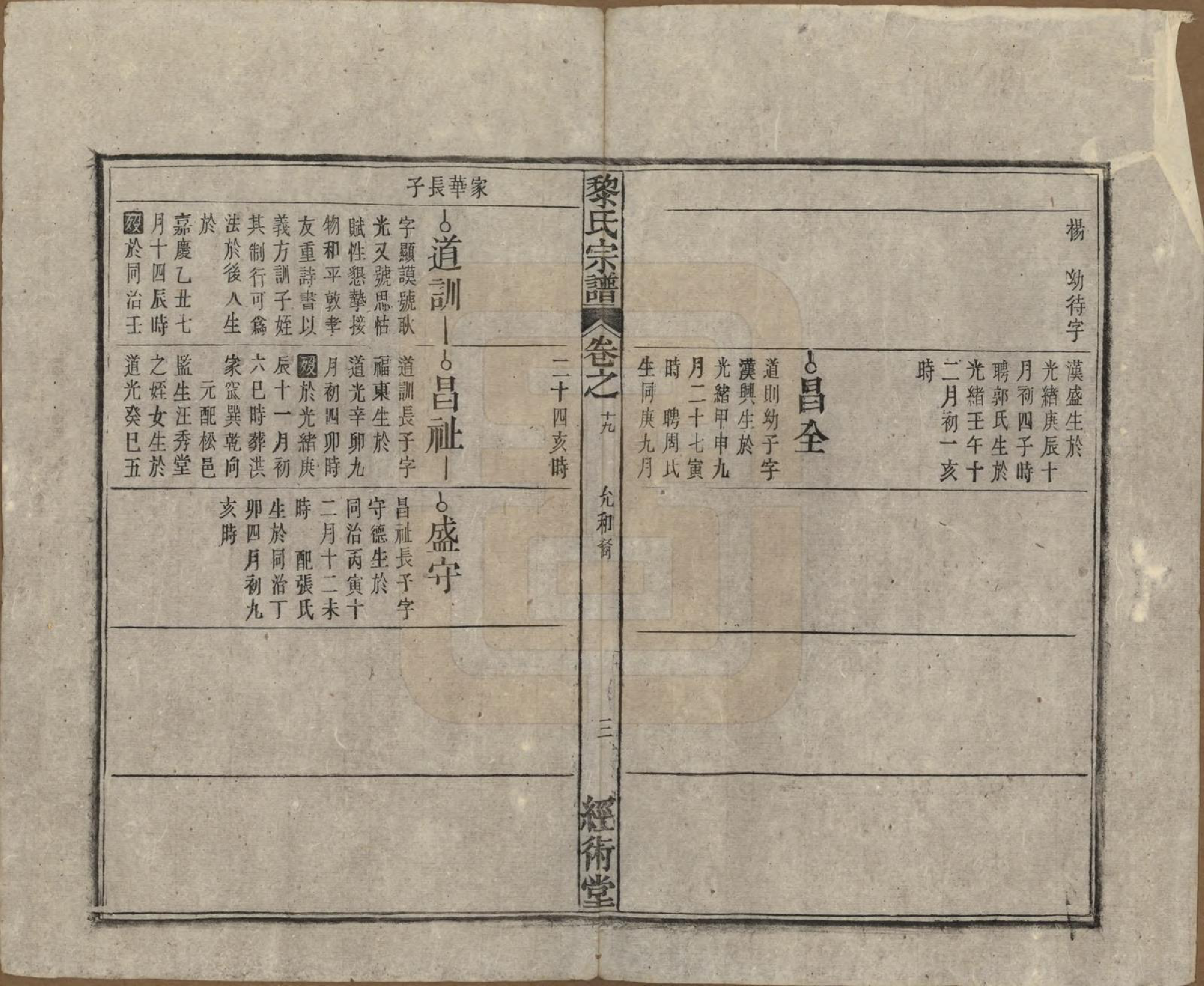 GTJP0767.黎.中国.黎氏宗谱三十卷首一卷.清光绪十八年（1892）_019.pdf_第3页