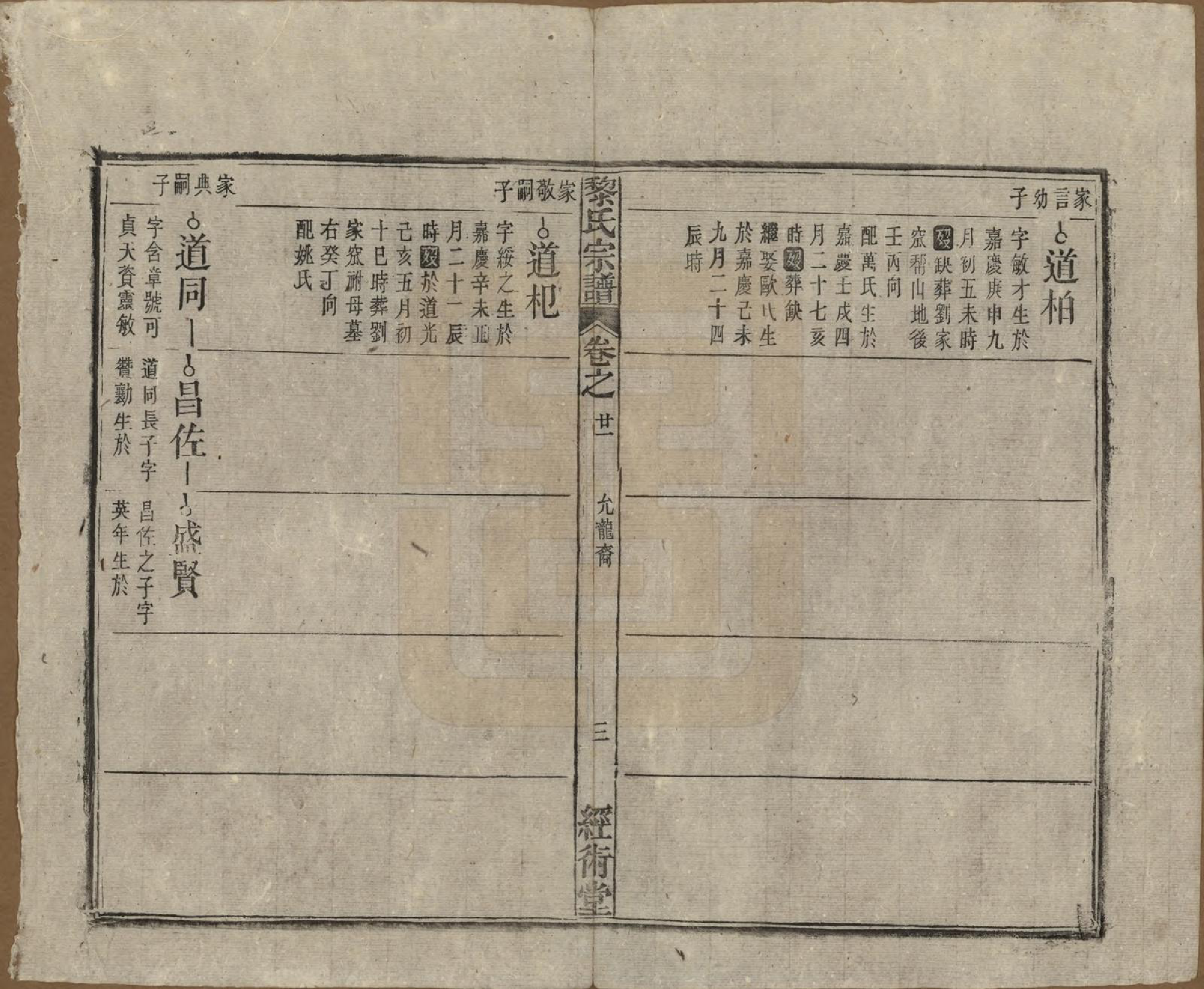 GTJP0767.黎.中国.黎氏宗谱三十卷首一卷.清光绪十八年（1892）_021.pdf_第3页