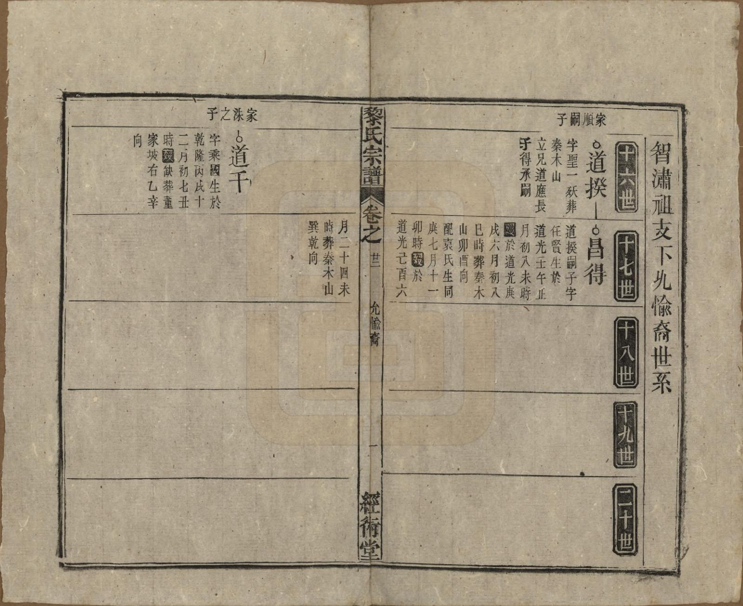 GTJP0767.黎.中国.黎氏宗谱三十卷首一卷.清光绪十八年（1892）_022.pdf_第1页