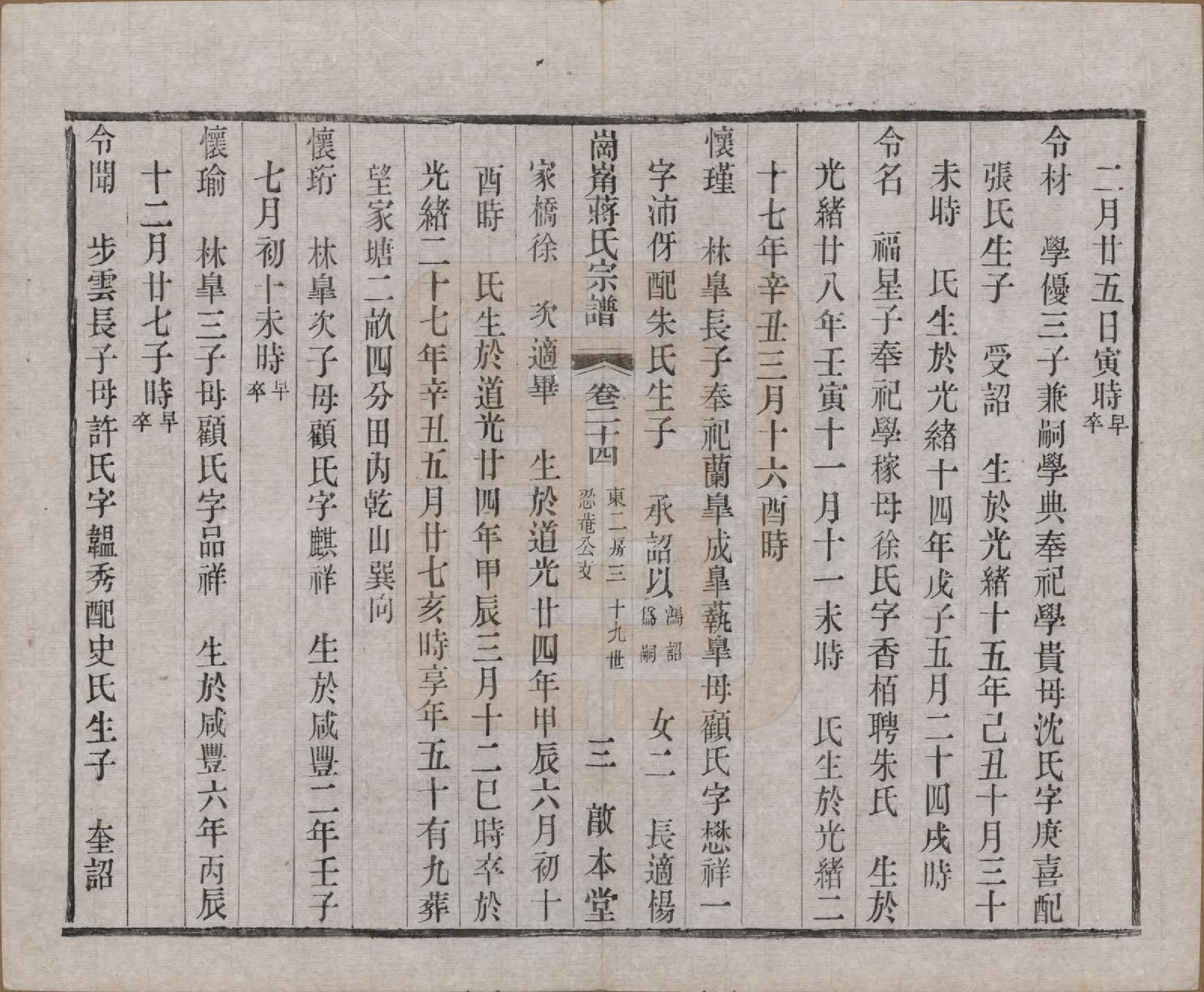 GTJP0707.蒋.中国.岗□蒋氏宗谱四十四卷首一卷末一卷.清宣统三年（1911）_024.pdf_第3页