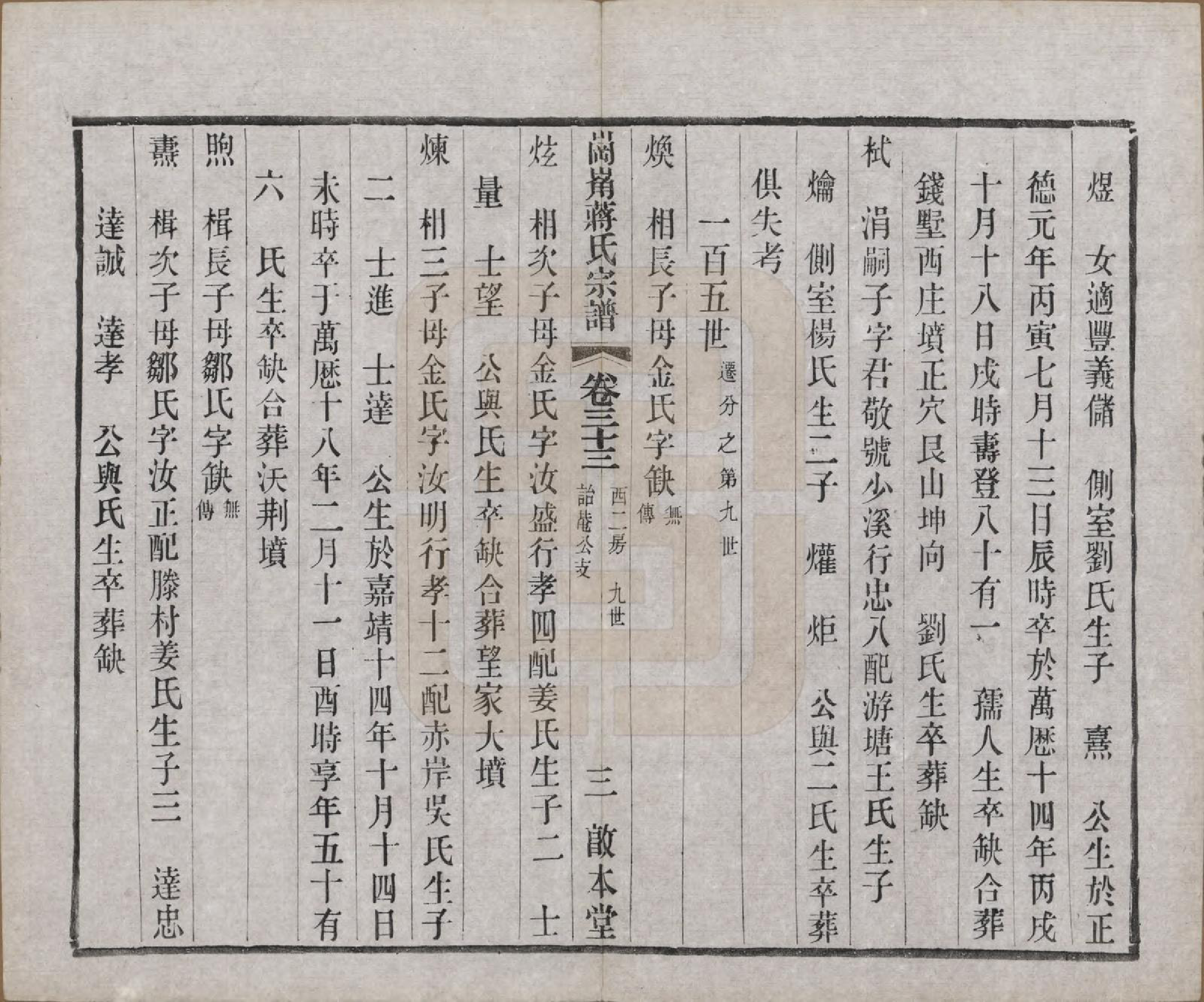 GTJP0707.蒋.中国.岗□蒋氏宗谱四十四卷首一卷末一卷.清宣统三年（1911）_033.pdf_第3页