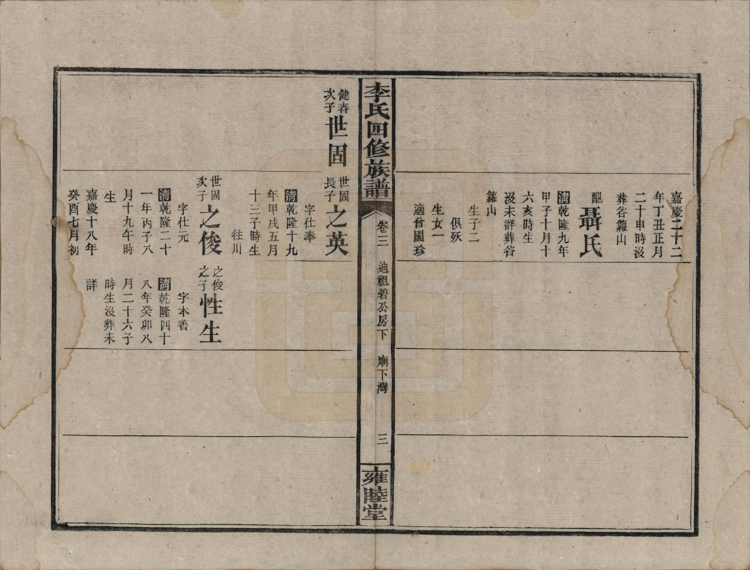 GTJP0800.李.中国.李氏四修族谱.民国37年（1948）_003.pdf_第3页