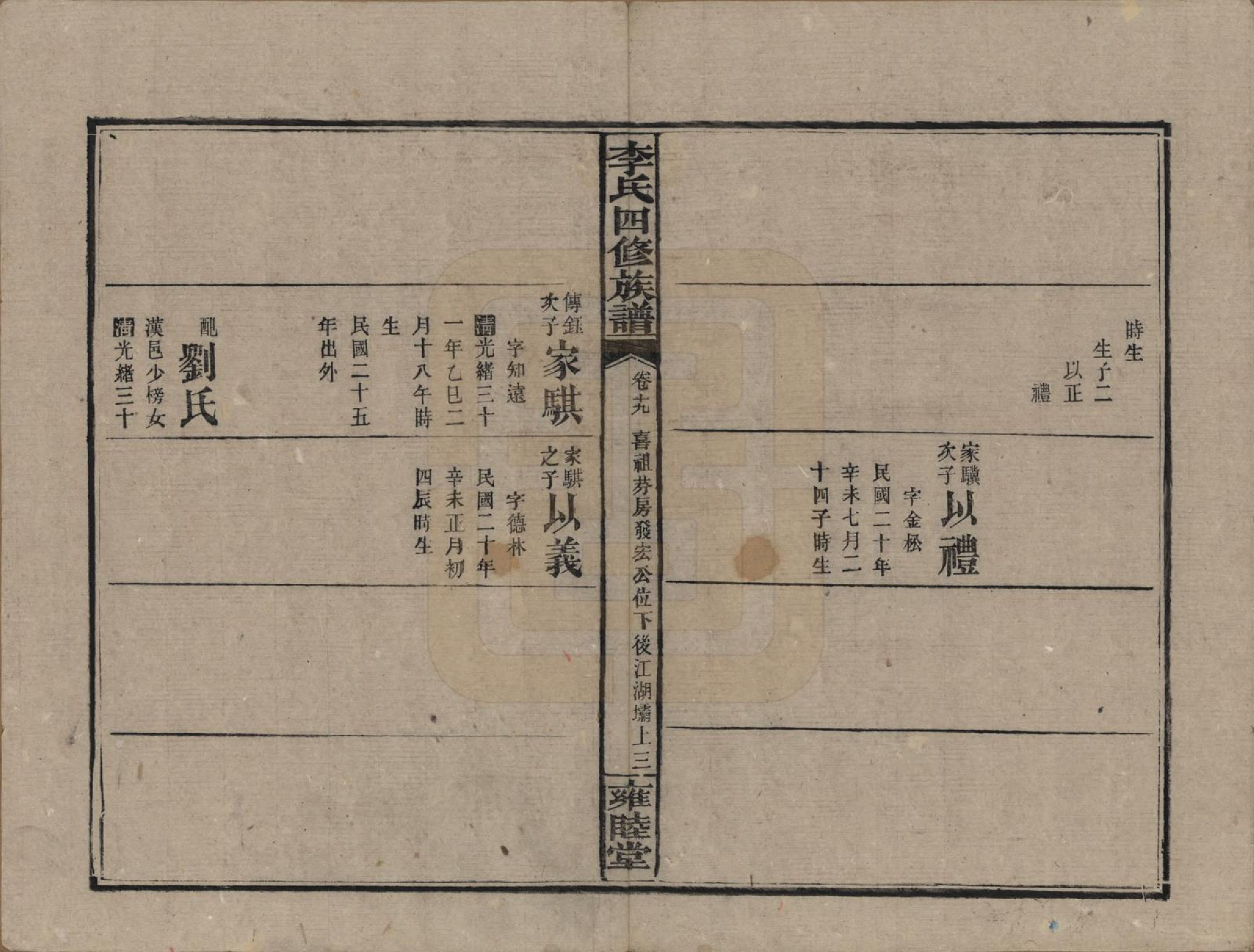 GTJP0800.李.中国.李氏四修族谱.民国37年（1948）_019.pdf_第3页