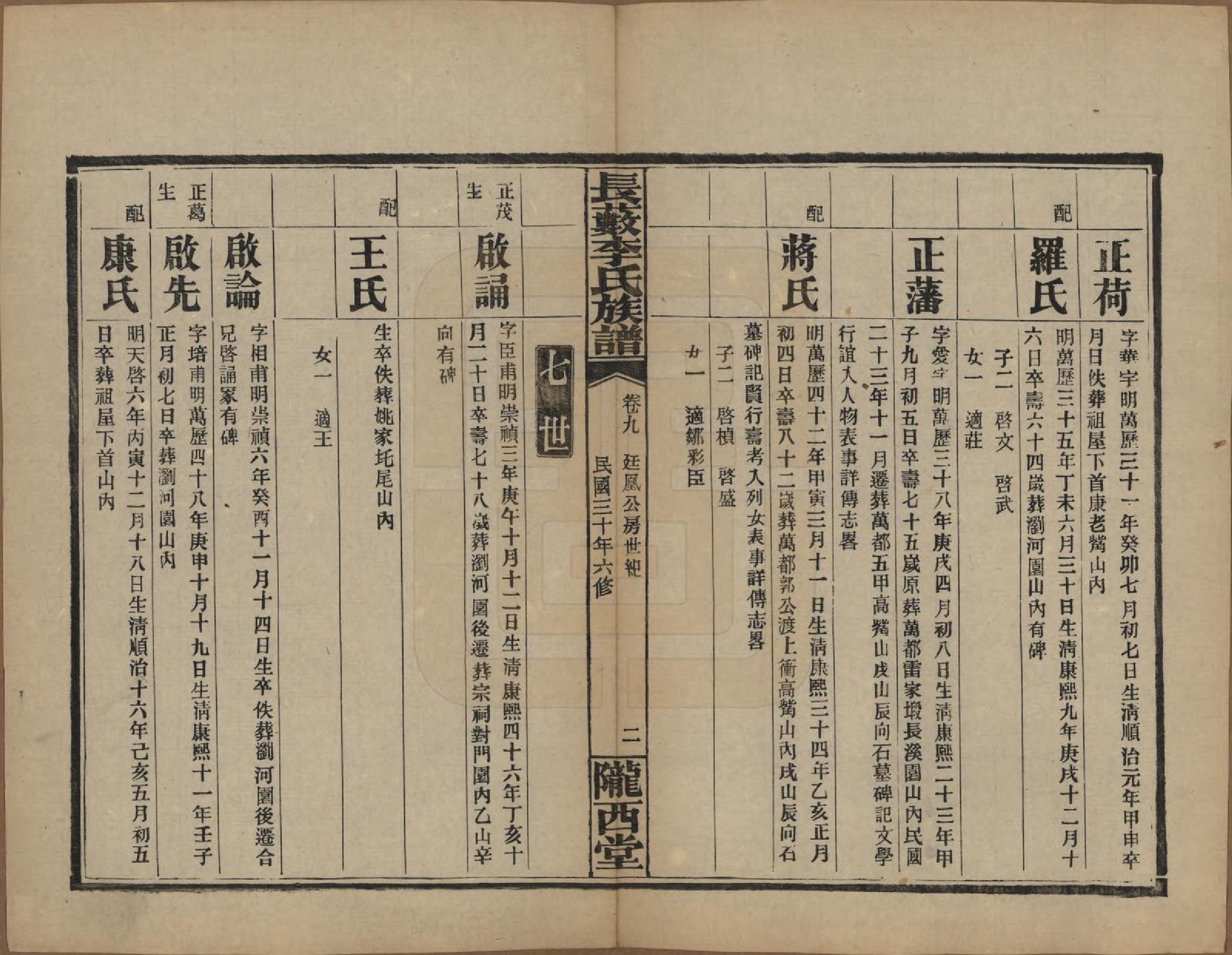 GTJP0822.李.中国.李氏族谱十七卷末一卷.民国三十年（1941）_009.pdf_第3页