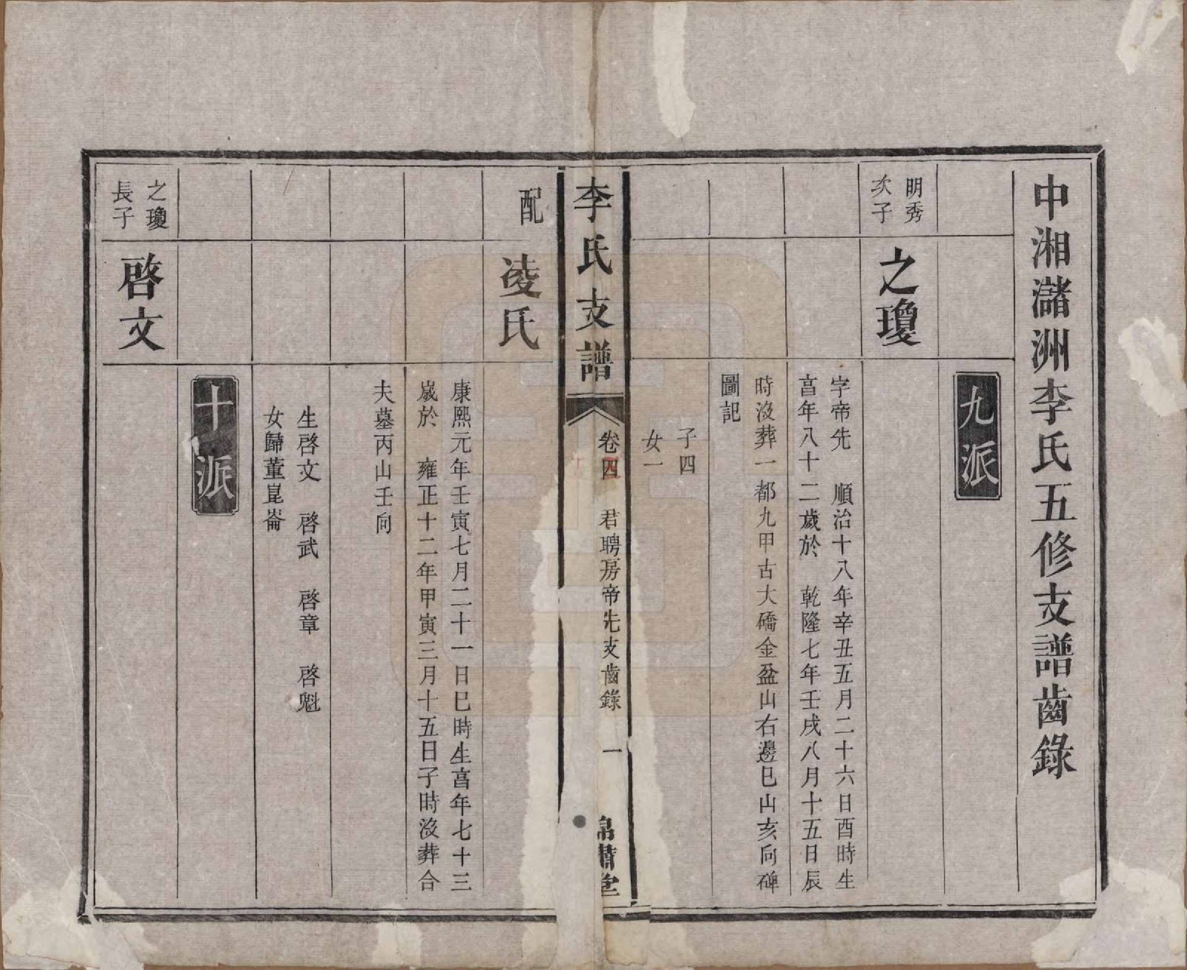 GTJP0842.李.中国.李氏五修文谱七卷.清光绪二十二年（1896）_005.pdf_第1页