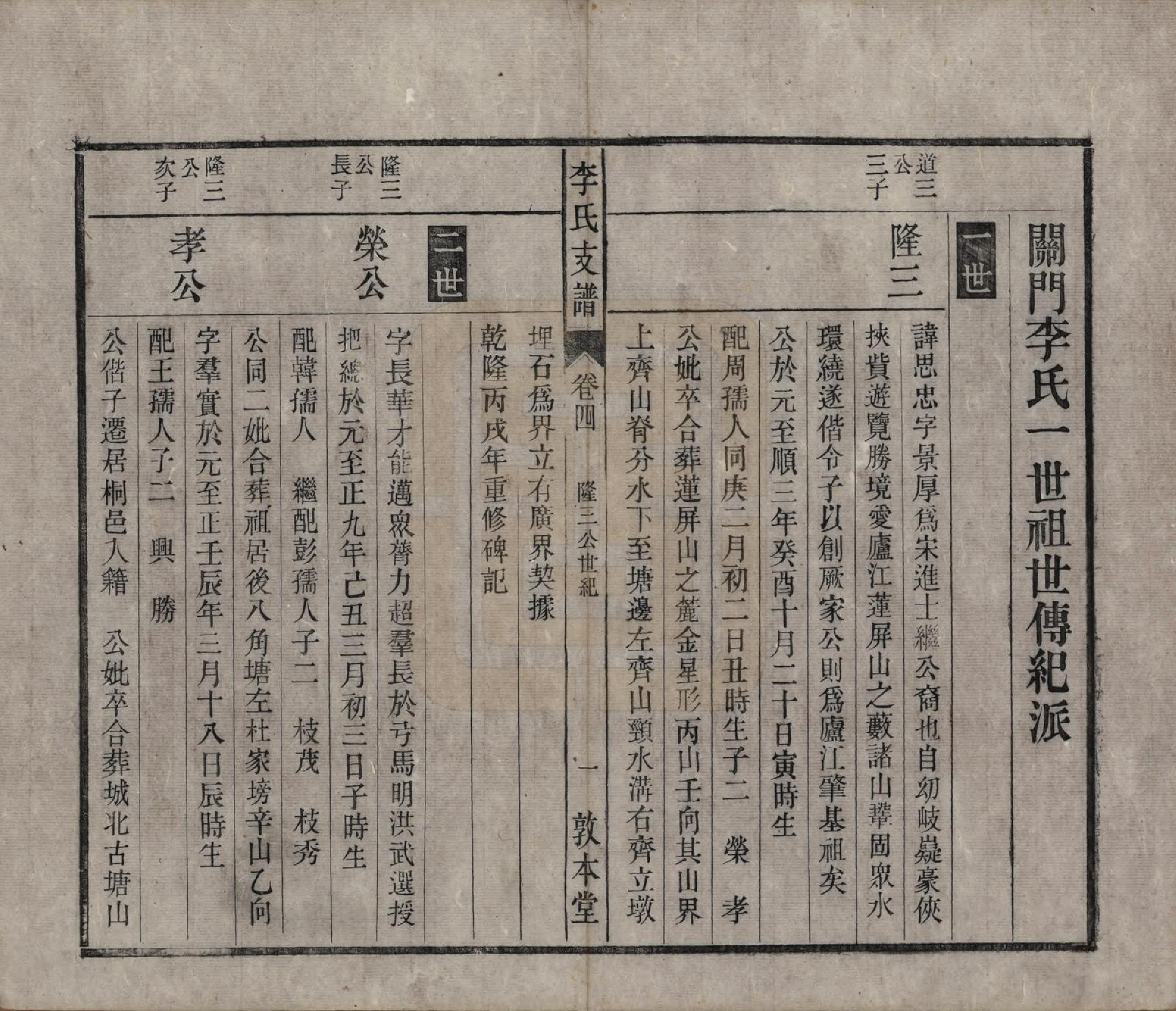 GTJP0844.李.中国.关门李氏支谱十一卷末一卷.清光绪二十九年（1903）_004.pdf_第2页