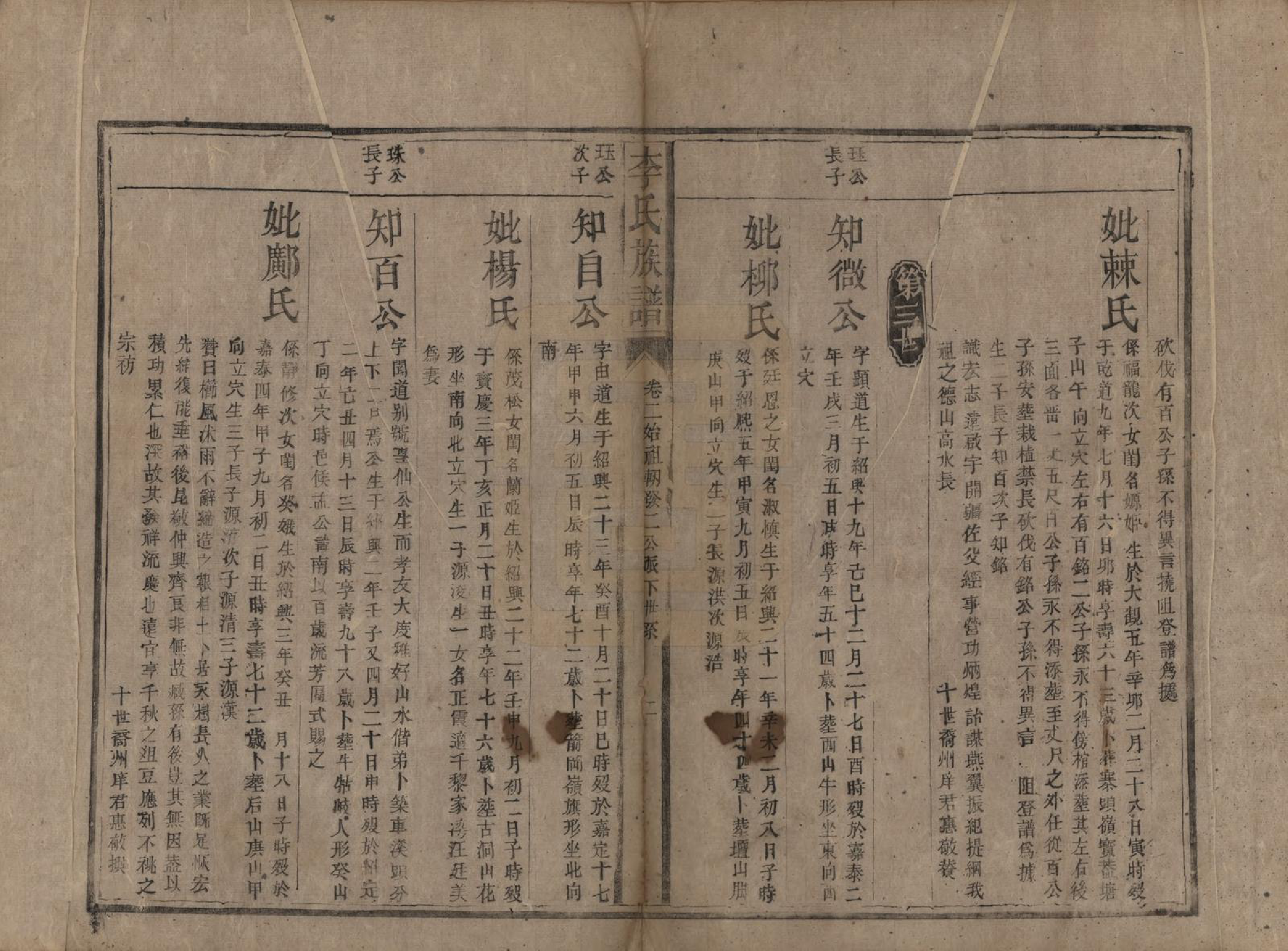 GTJP0855.李.中国.李氏族谱二卷.清同治十二年（1873）_002.pdf_第2页