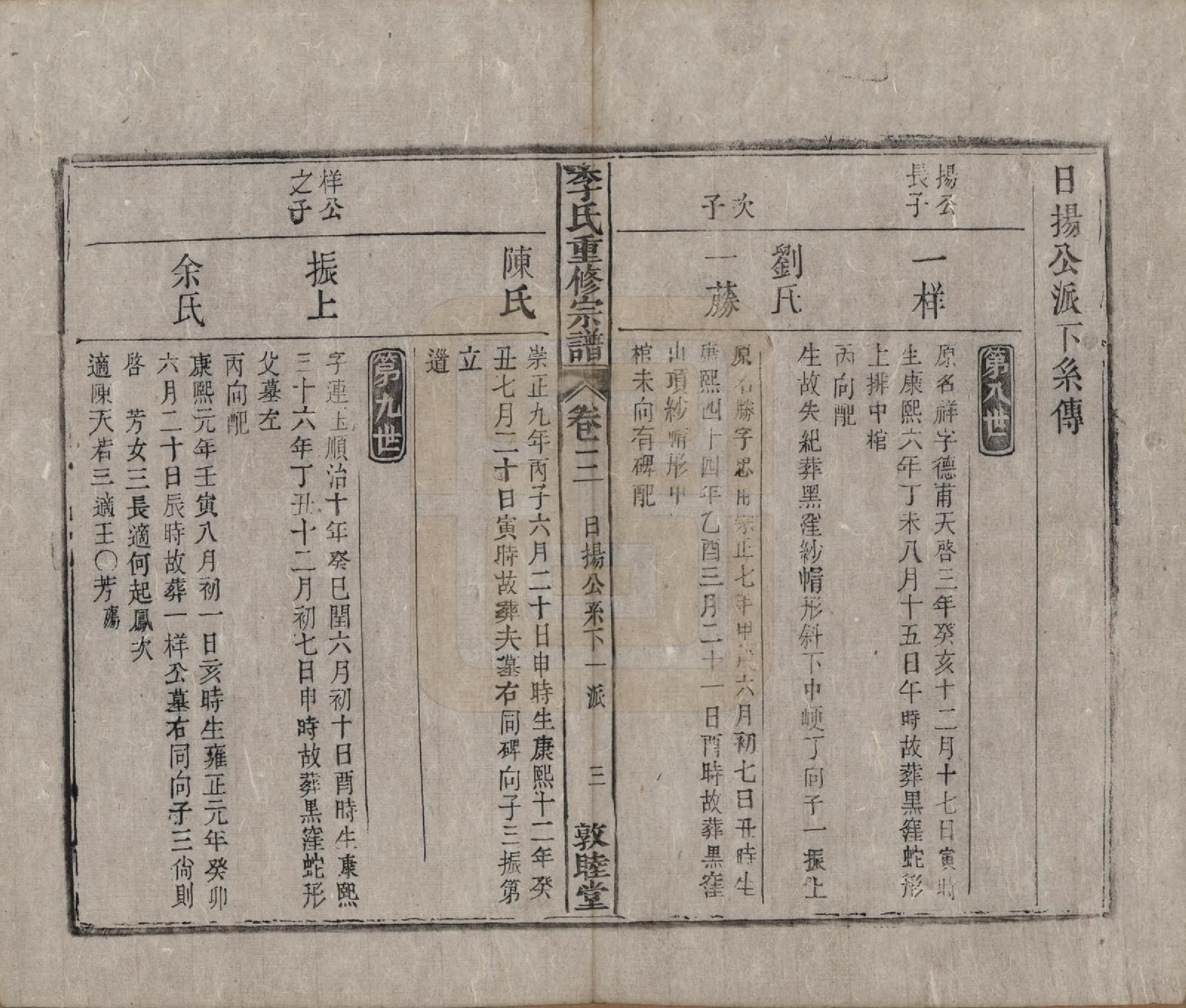 GTJP0857.李.中国.李氏重修宗谱五十卷首一卷.清同治十一年（1872）_003.pdf_第3页