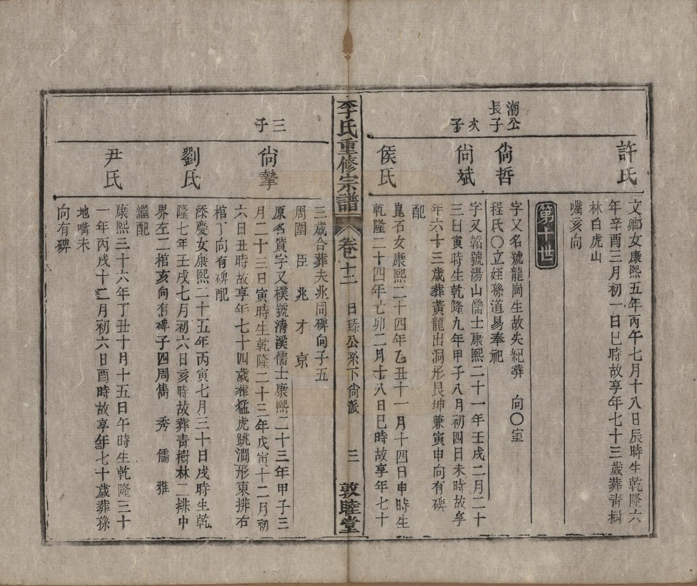 GTJP0857.李.中国.李氏重修宗谱五十卷首一卷.清同治十一年（1872）_012.pdf_第3页