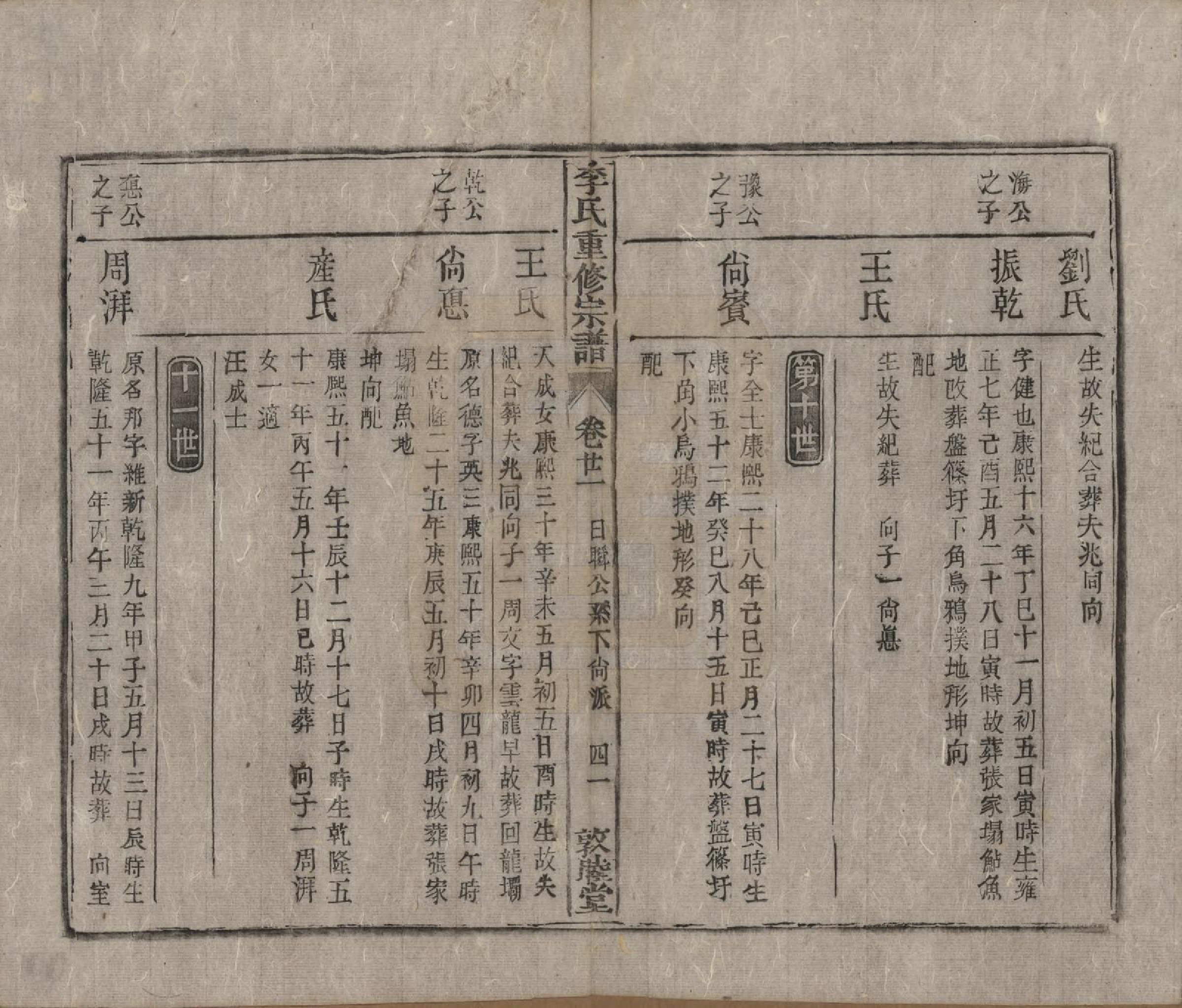 GTJP0857.李.中国.李氏重修宗谱五十卷首一卷.清同治十一年（1872）_021.pdf_第2页